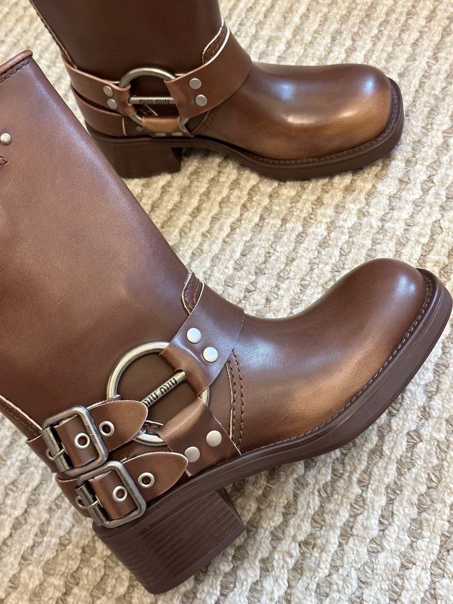 MIU M BOOTS