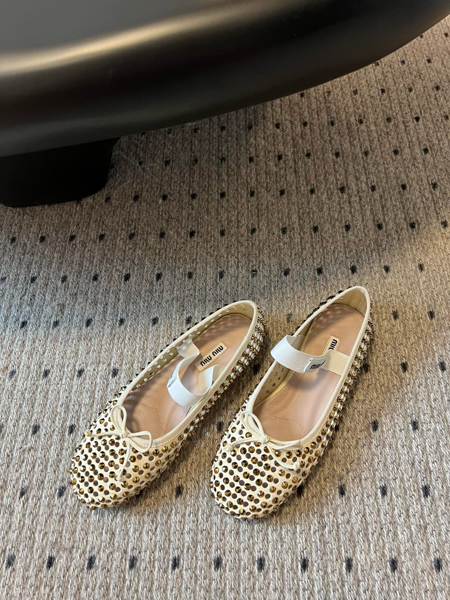 MIU M BALLET FLATS