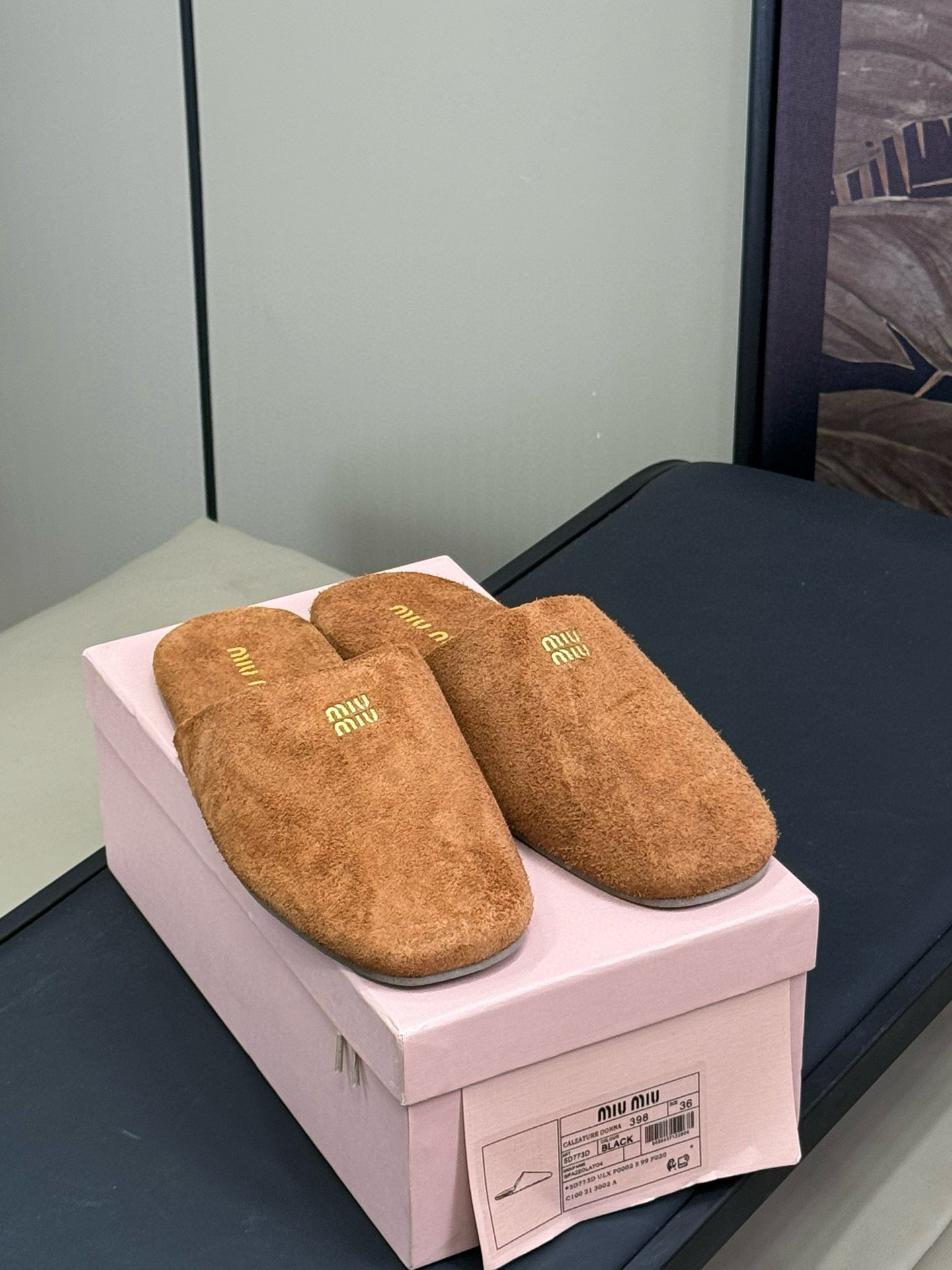 MIU M SLIPPERS