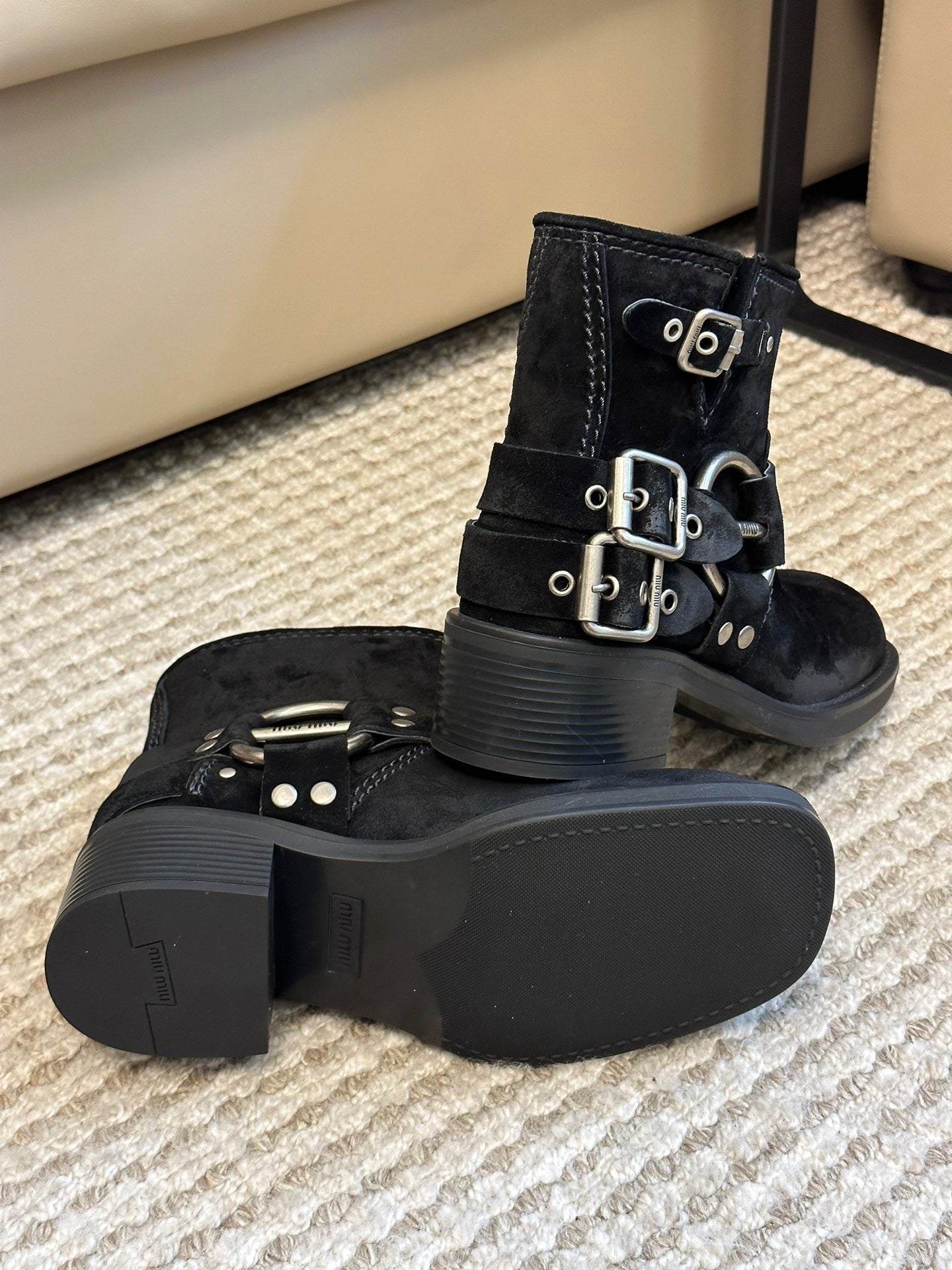 MIU M BOOTS