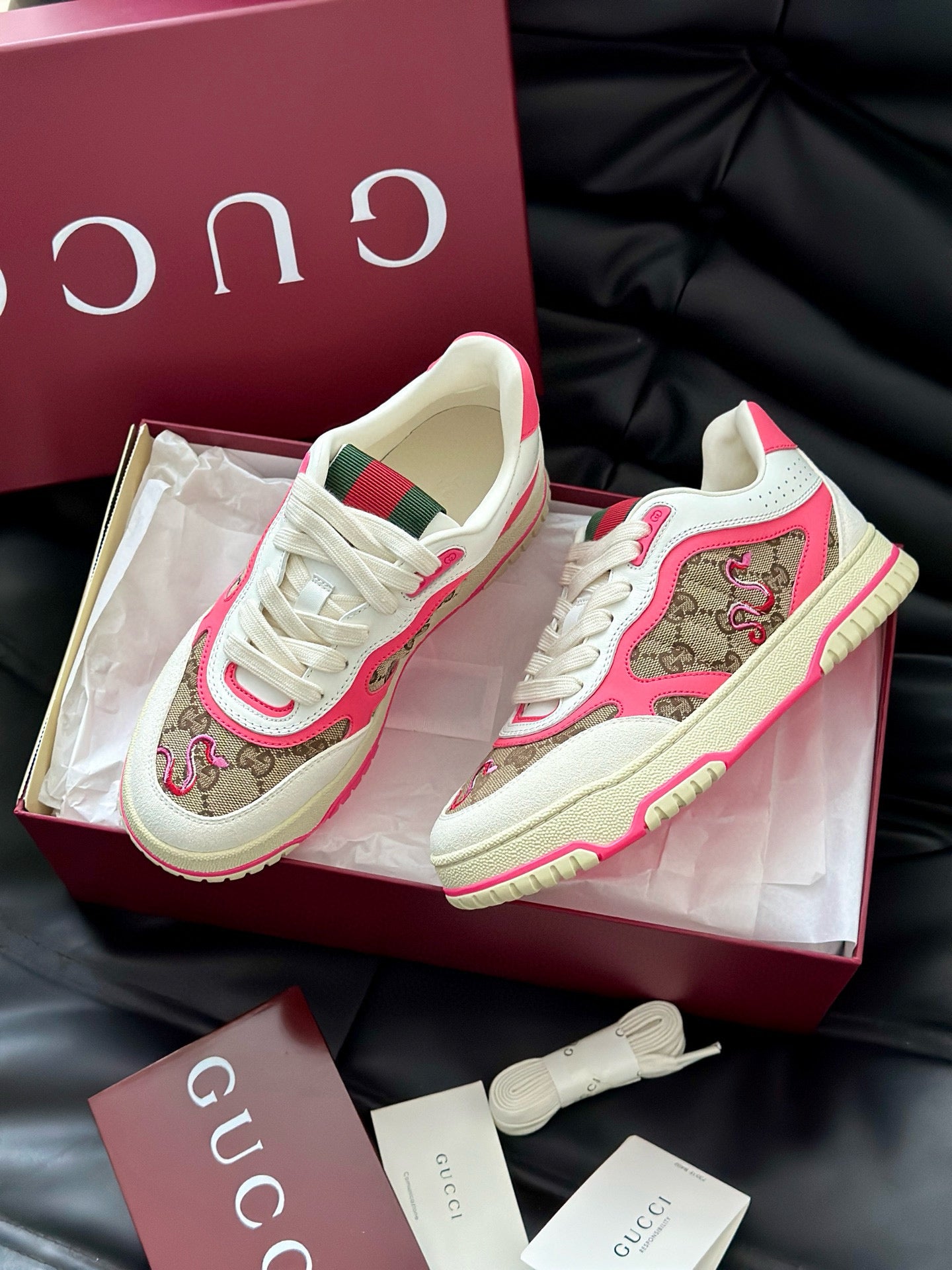 GG RE WEB SNEAKER