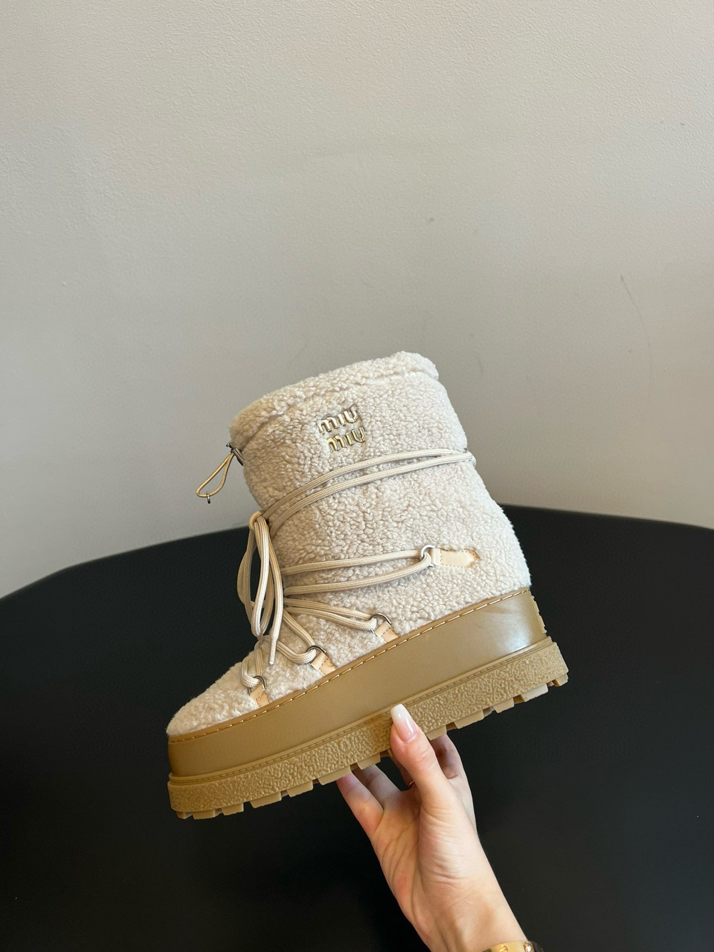 MIU M BOOTS
