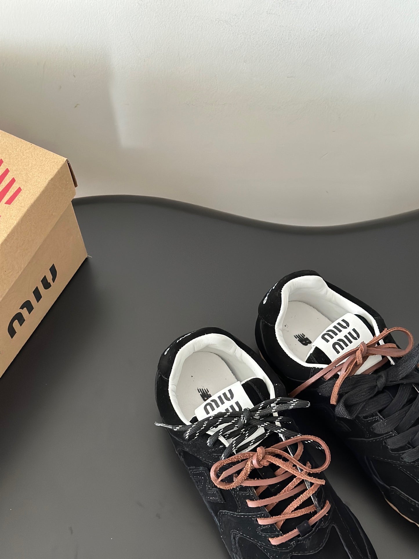 MIU M x NEW BALANCE TRAINERS