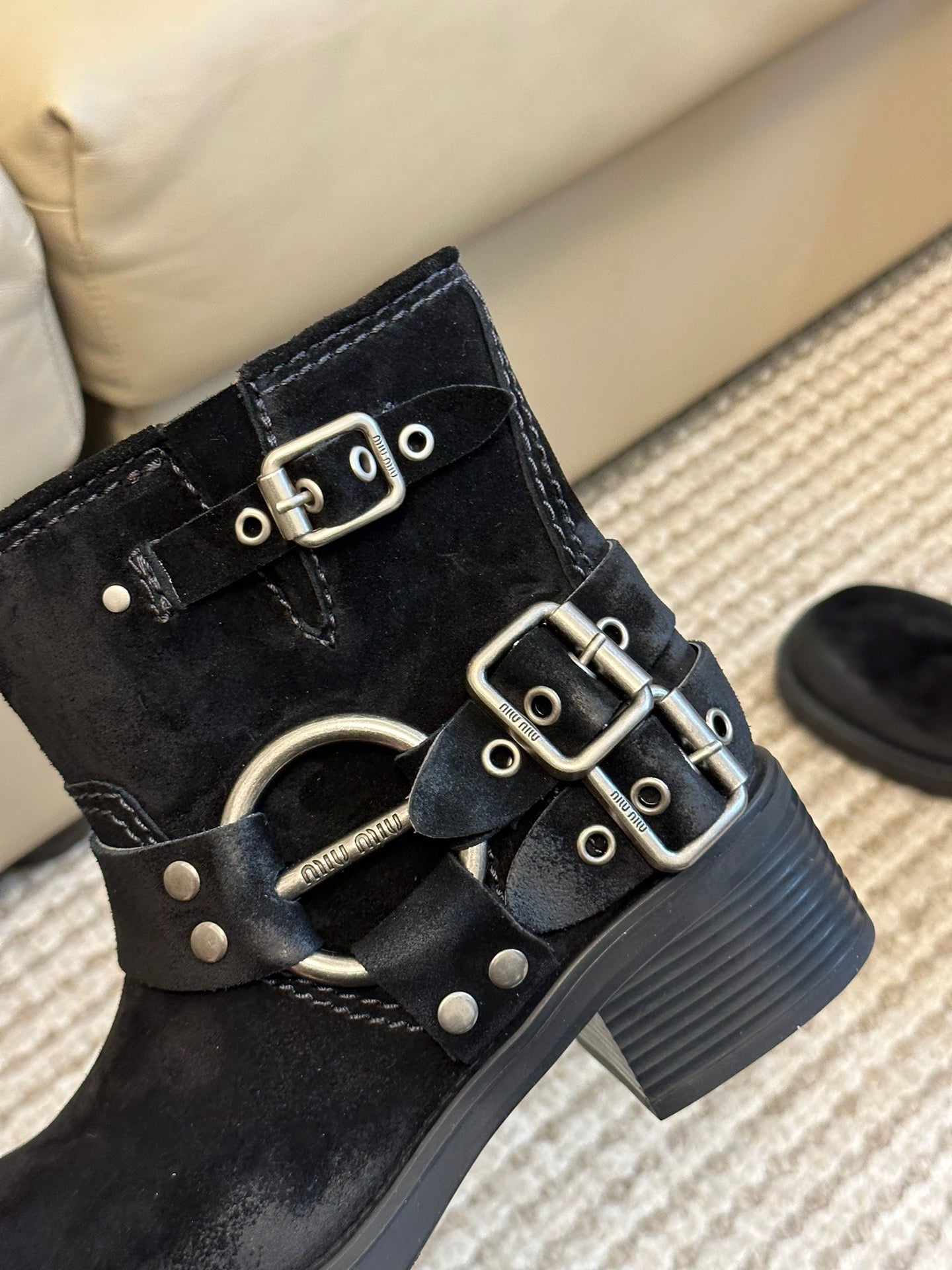 MIU M BOOTS