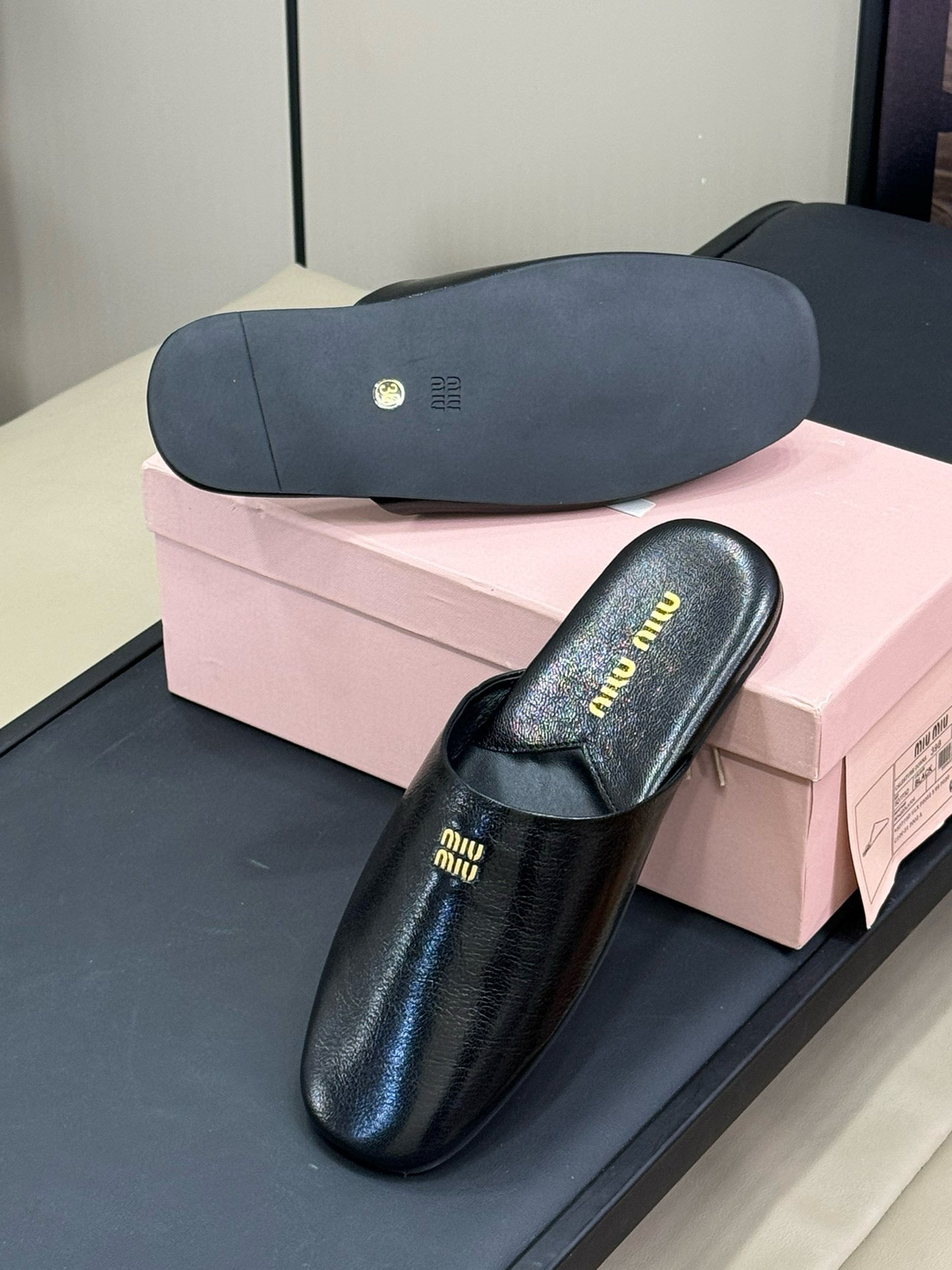 MIU M SLIPPERS