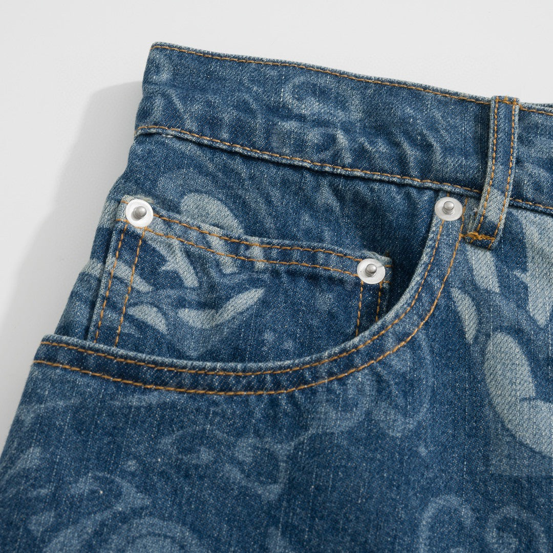 GG DENIM SHORTS