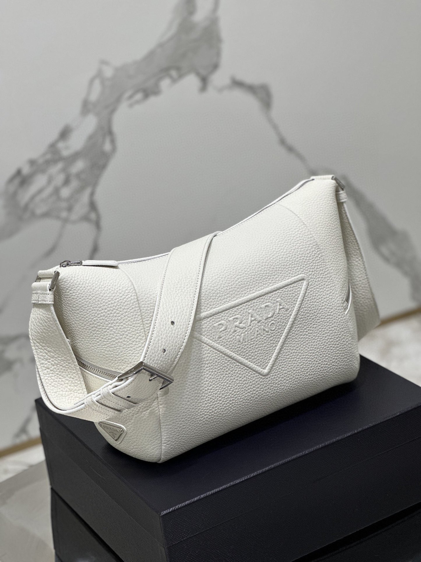 PD LEATHER BAG WITH SHOULDER STRAP