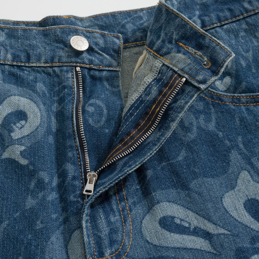 GG DENIM SHORTS