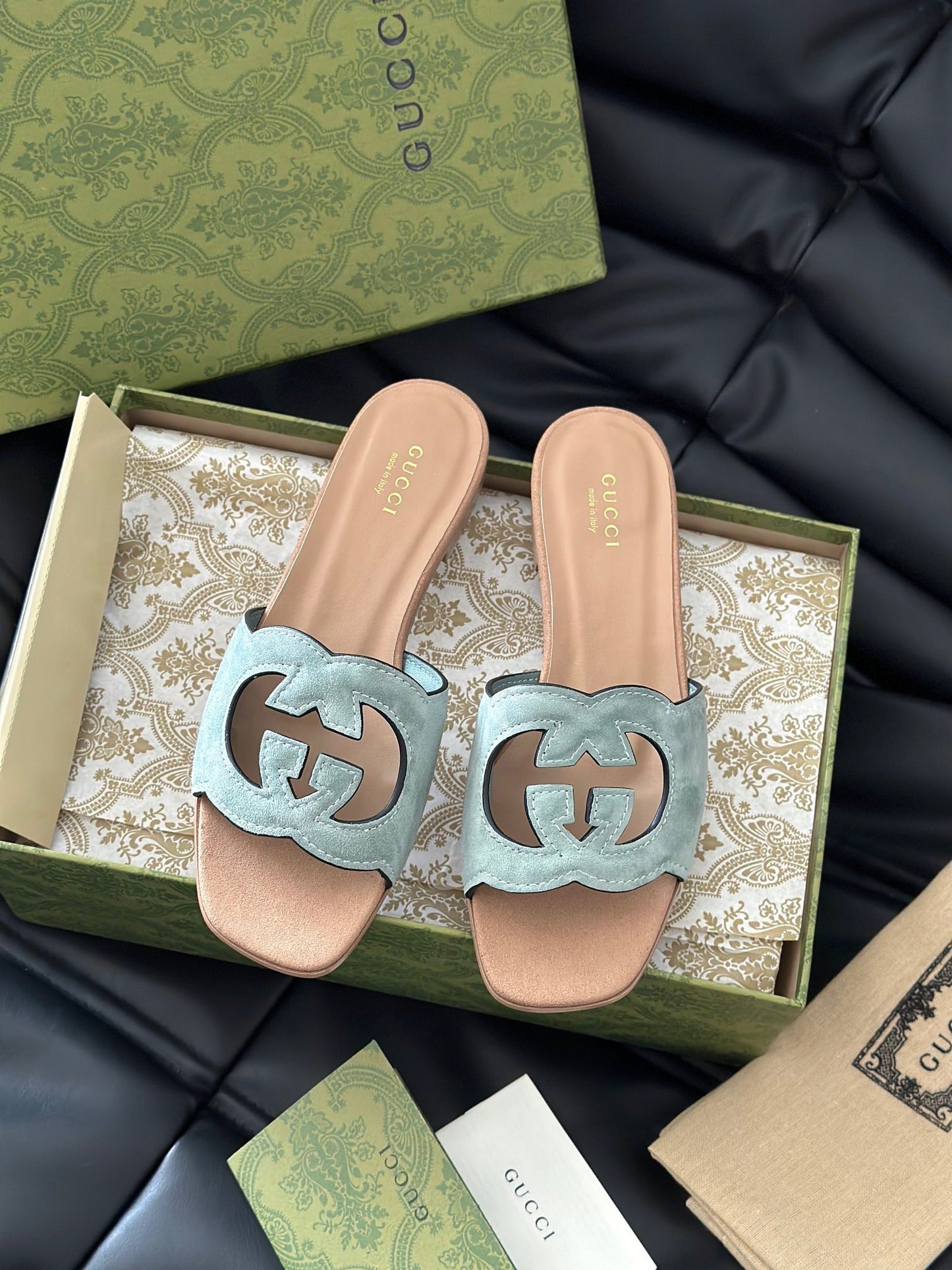 GG CUT OUT SANDALS