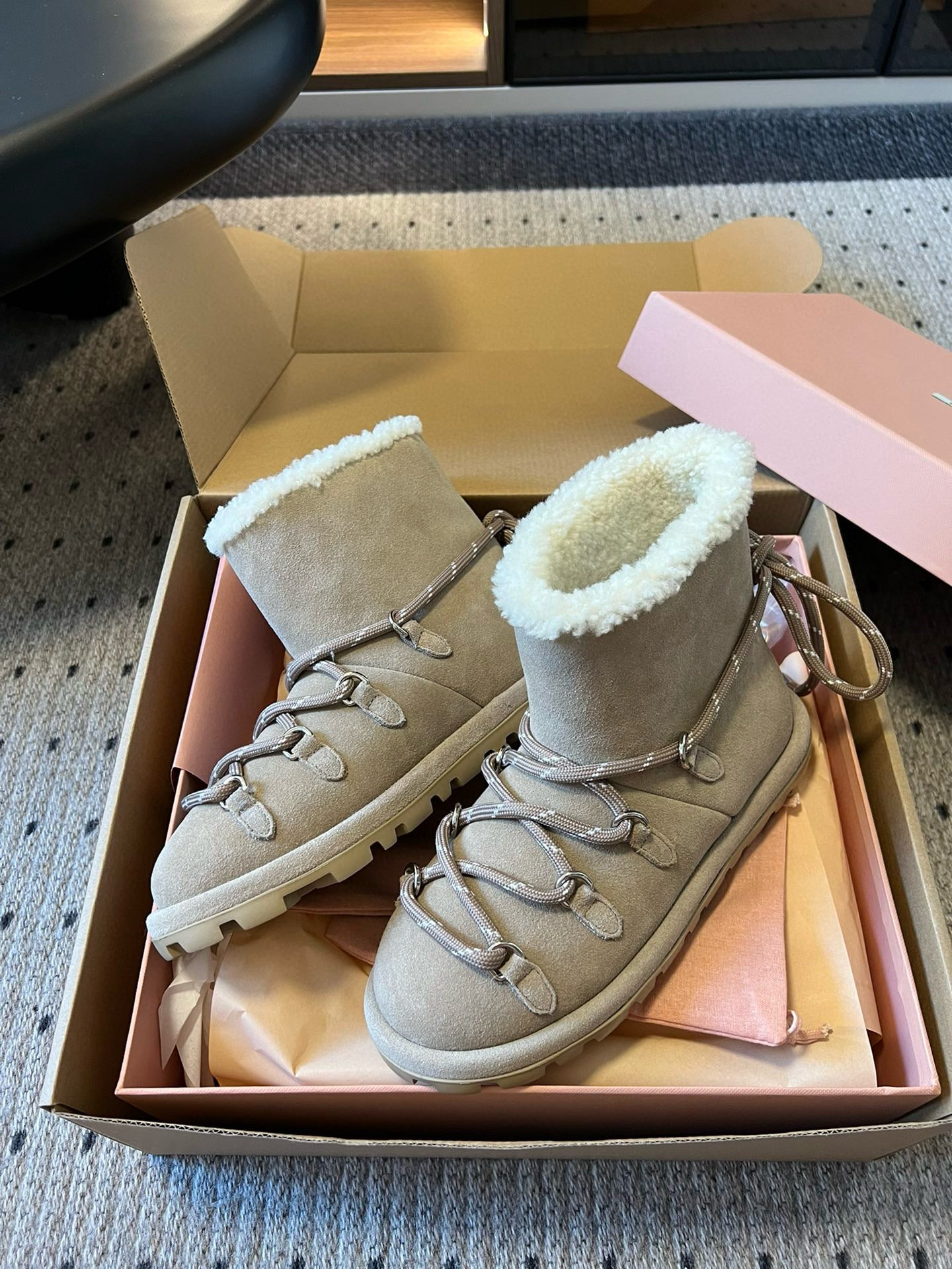 MIU M BOOTS