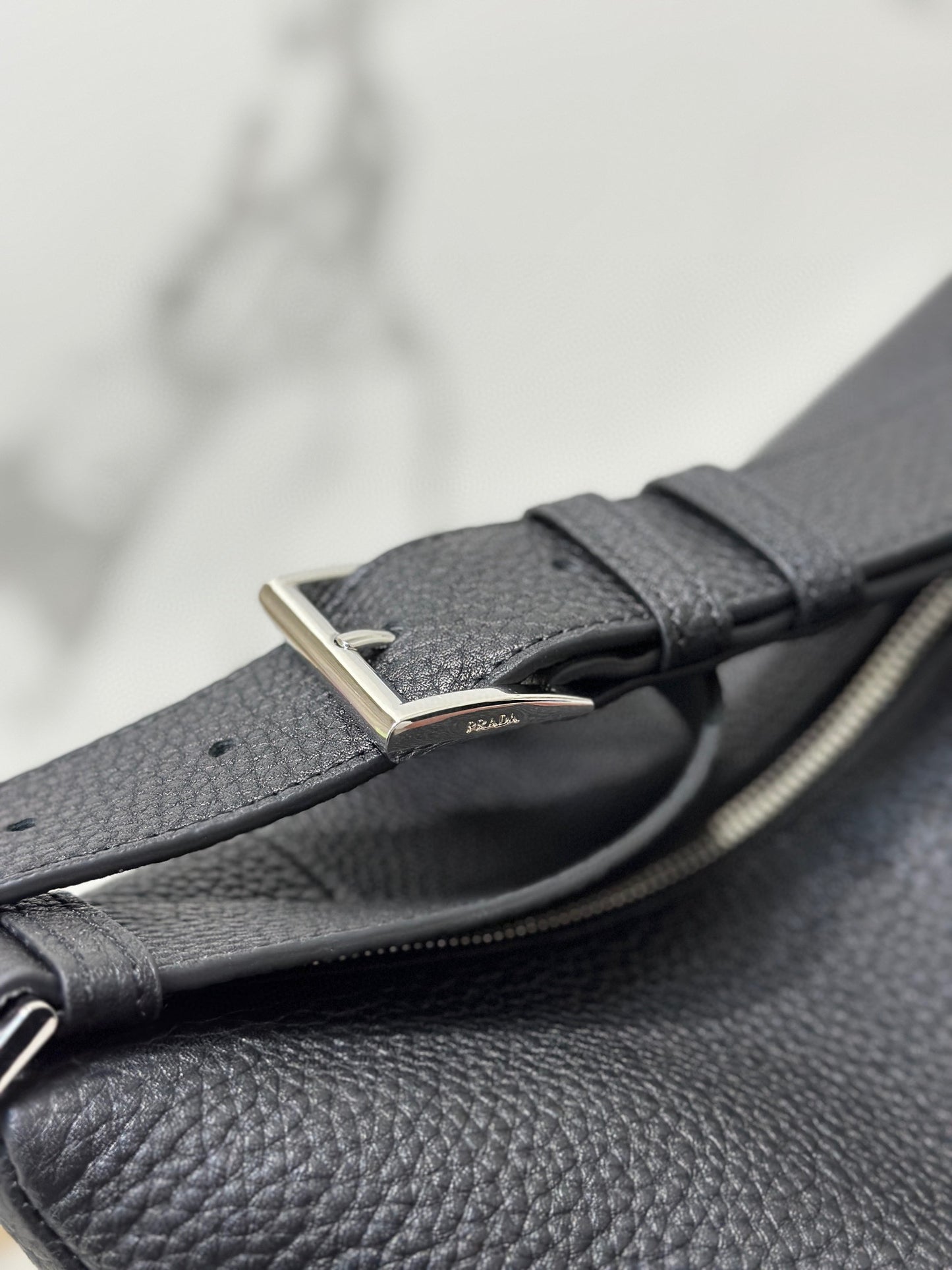 PD LEATHER BAG WITH SHOULDER STRAP