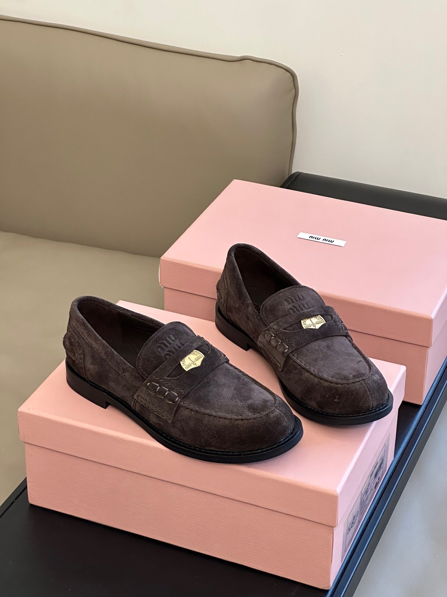 MIU M LOAFERS