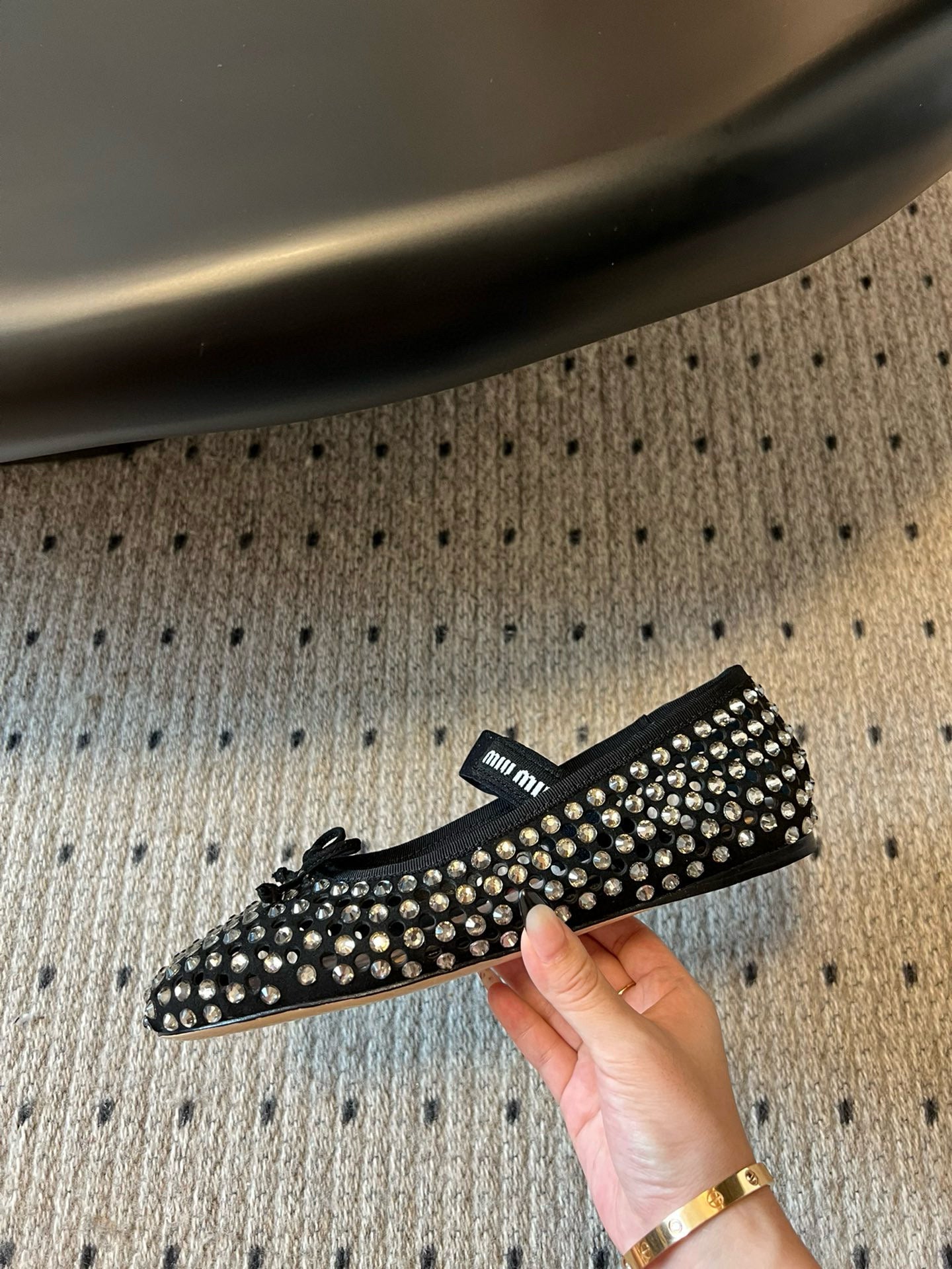 MIU M BALLET FLATS