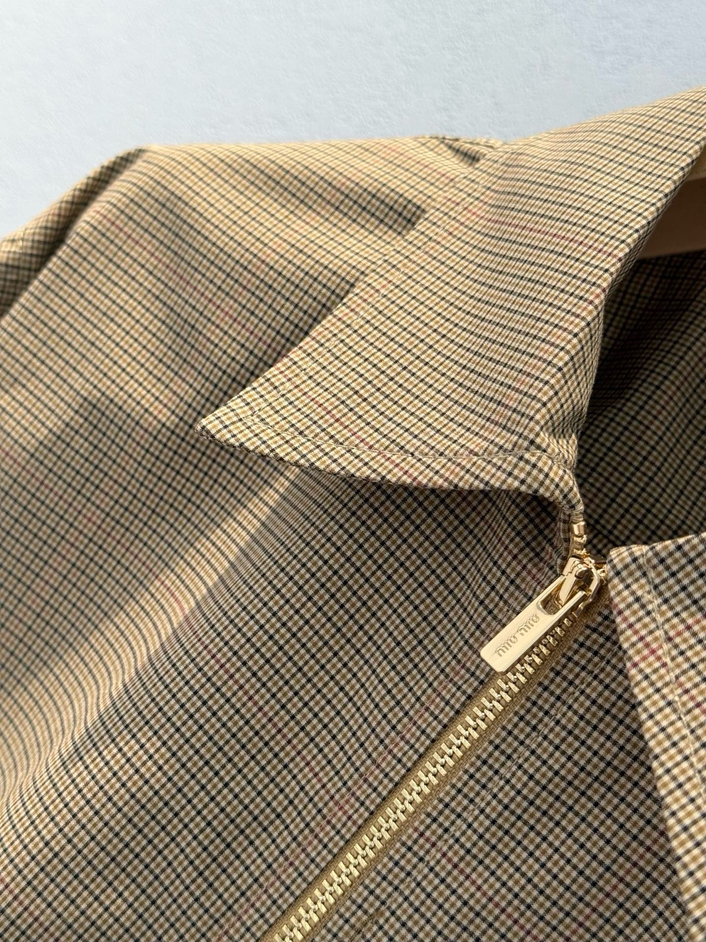 MIU M ZIP SHIRT
