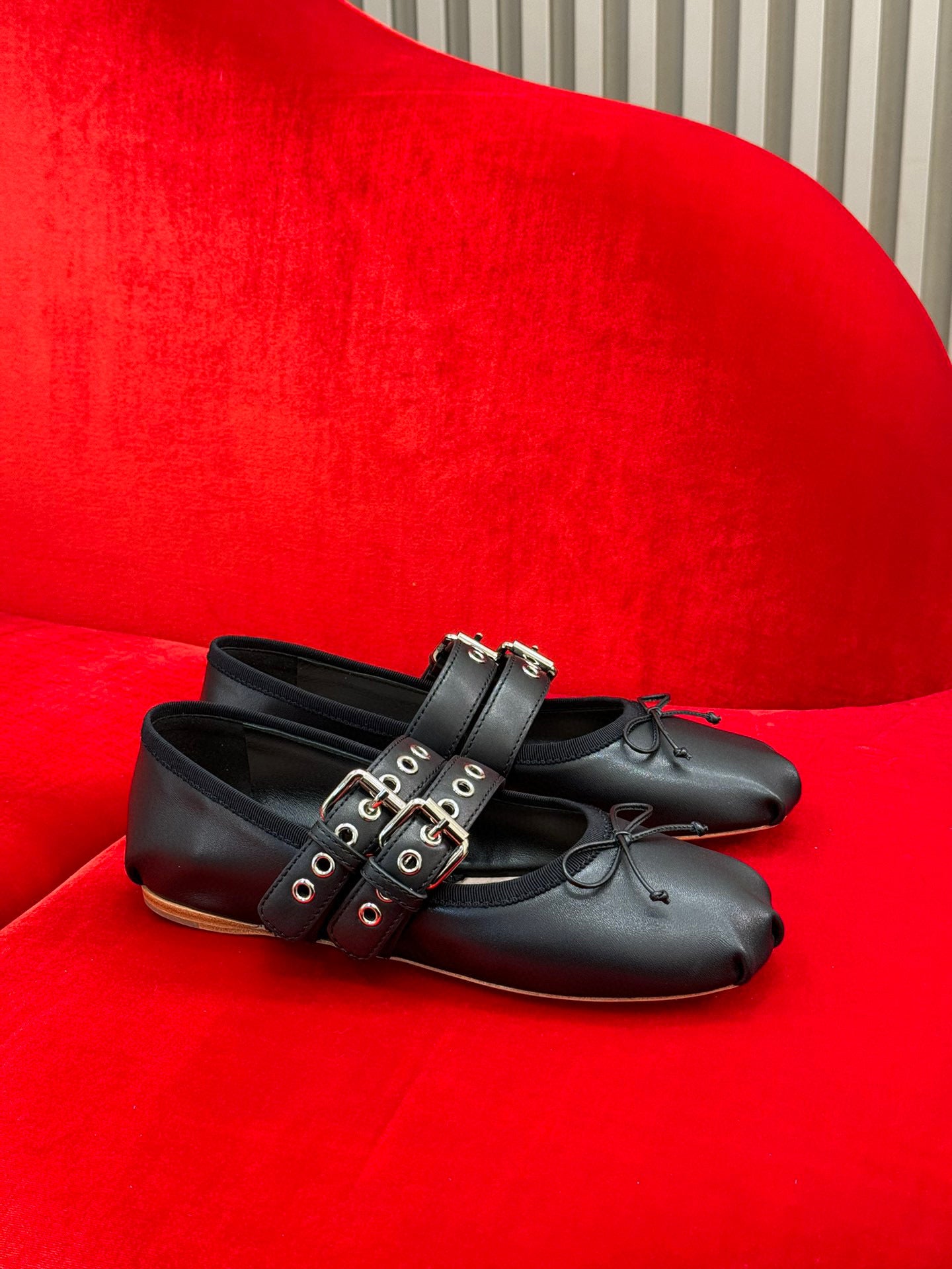 MIU M BALLERINA FLATS