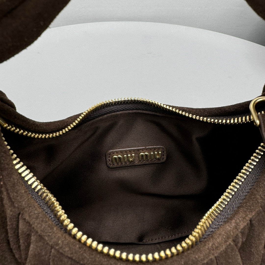 MIU M WANDER MINI HOBO BAG