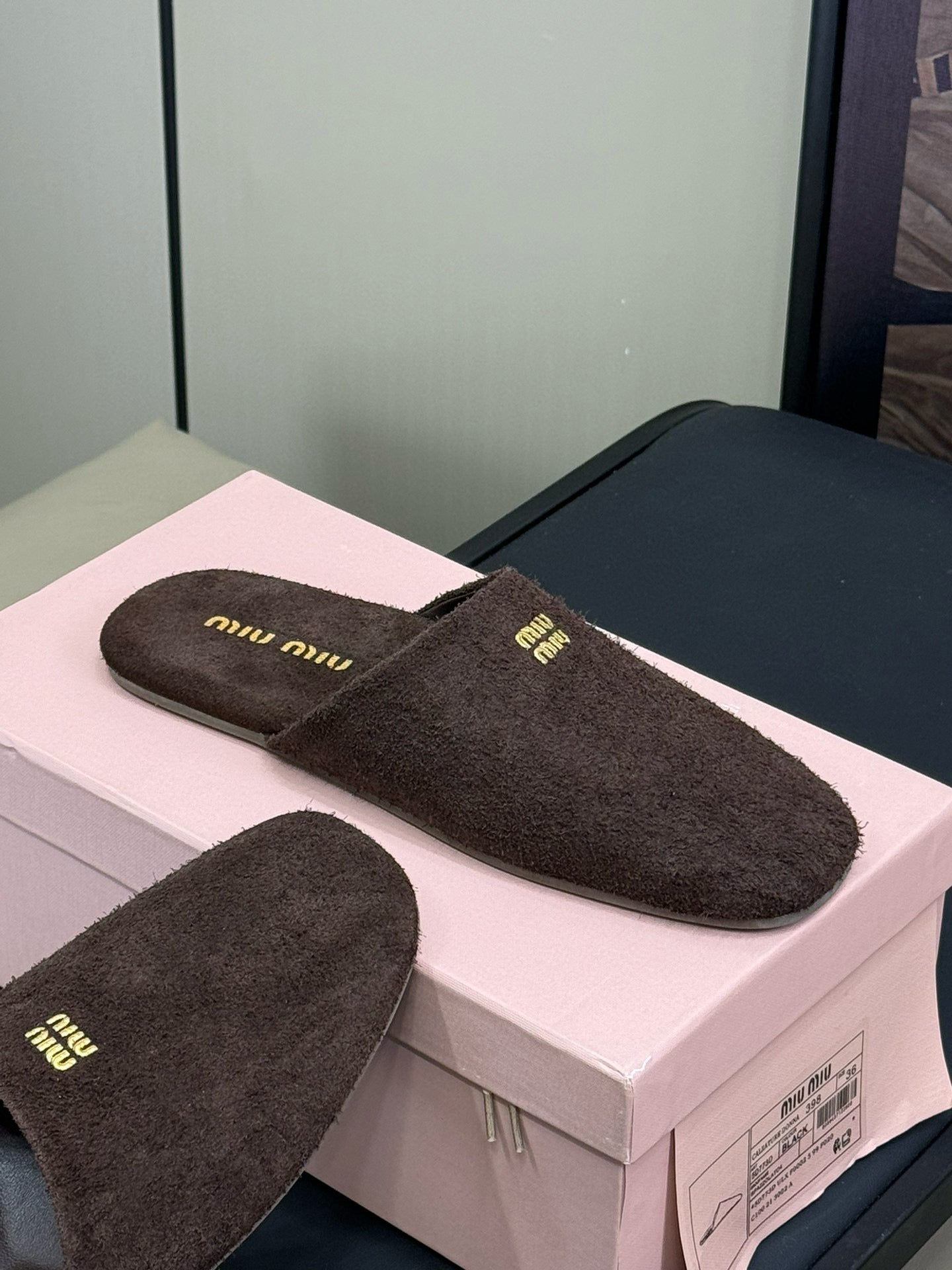 MIU M SLIPPERS