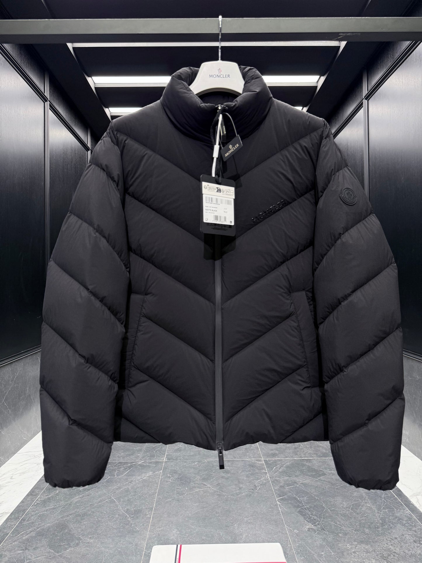 MONC MATT BLACK JACKET