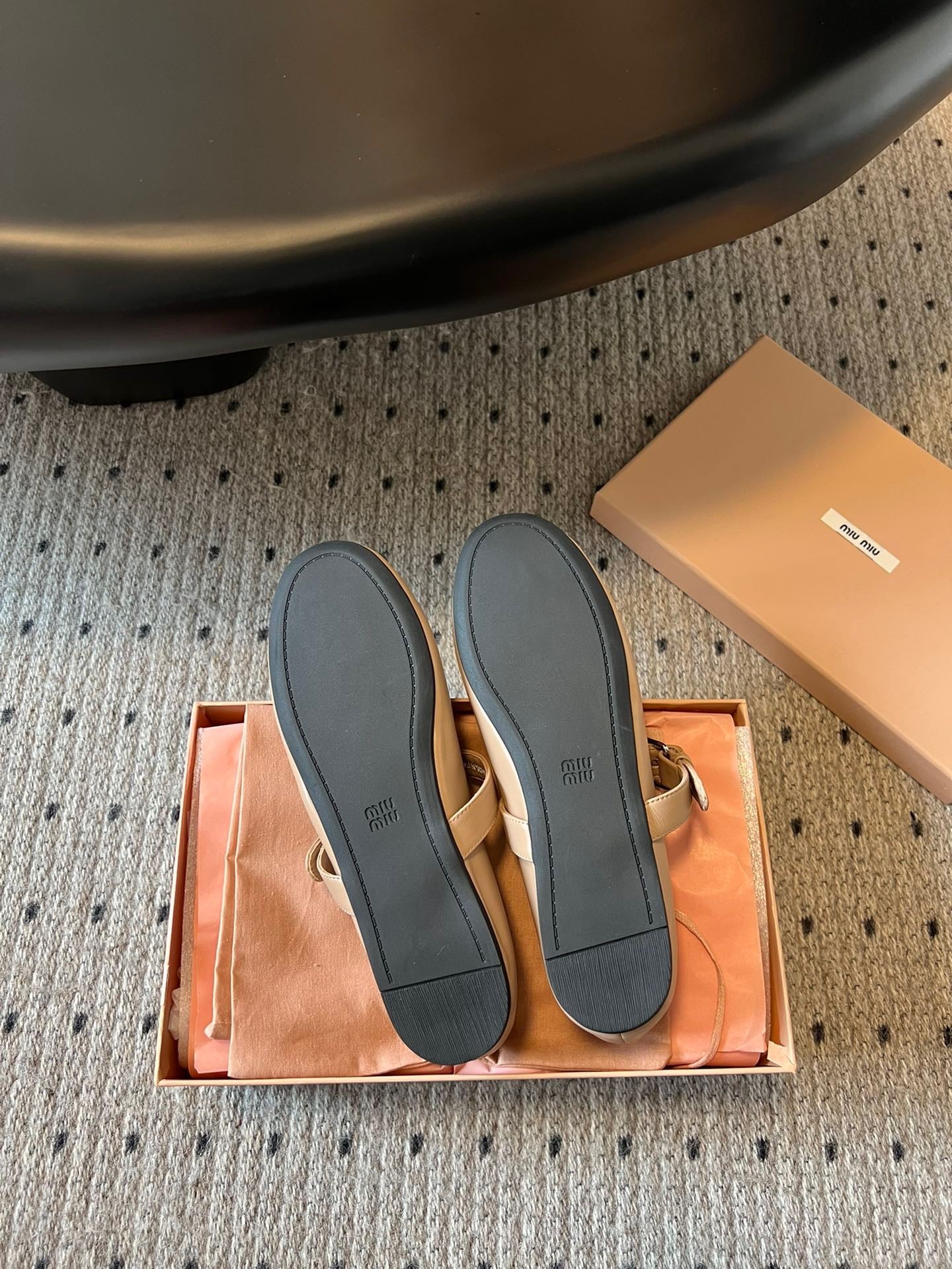 MIU M BALLERINA FLATS