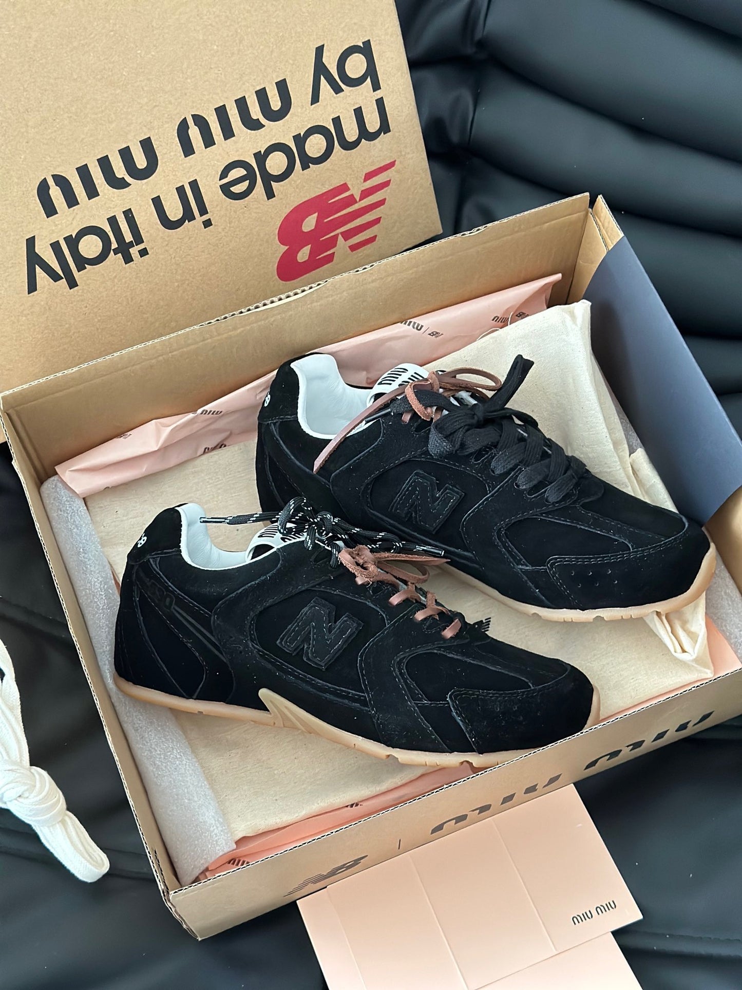 MIU M x NEW BALANCE TRAINERS
