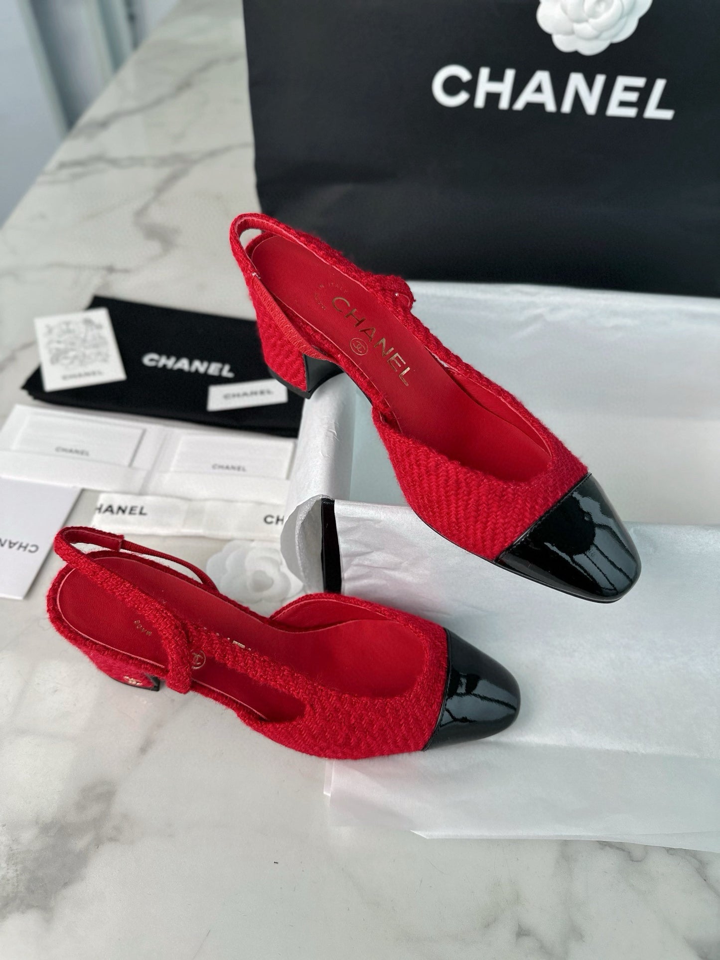 CC SLINGBACK HEELS