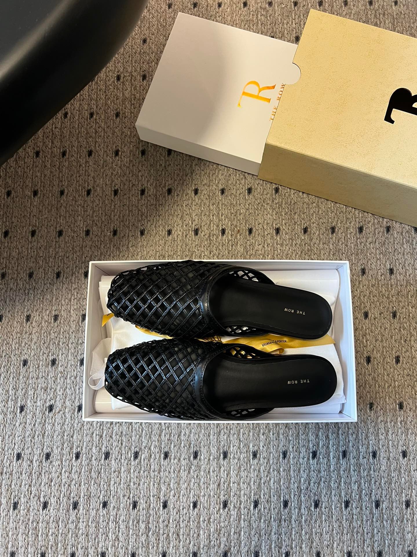 THE ROW LEATHER MULES