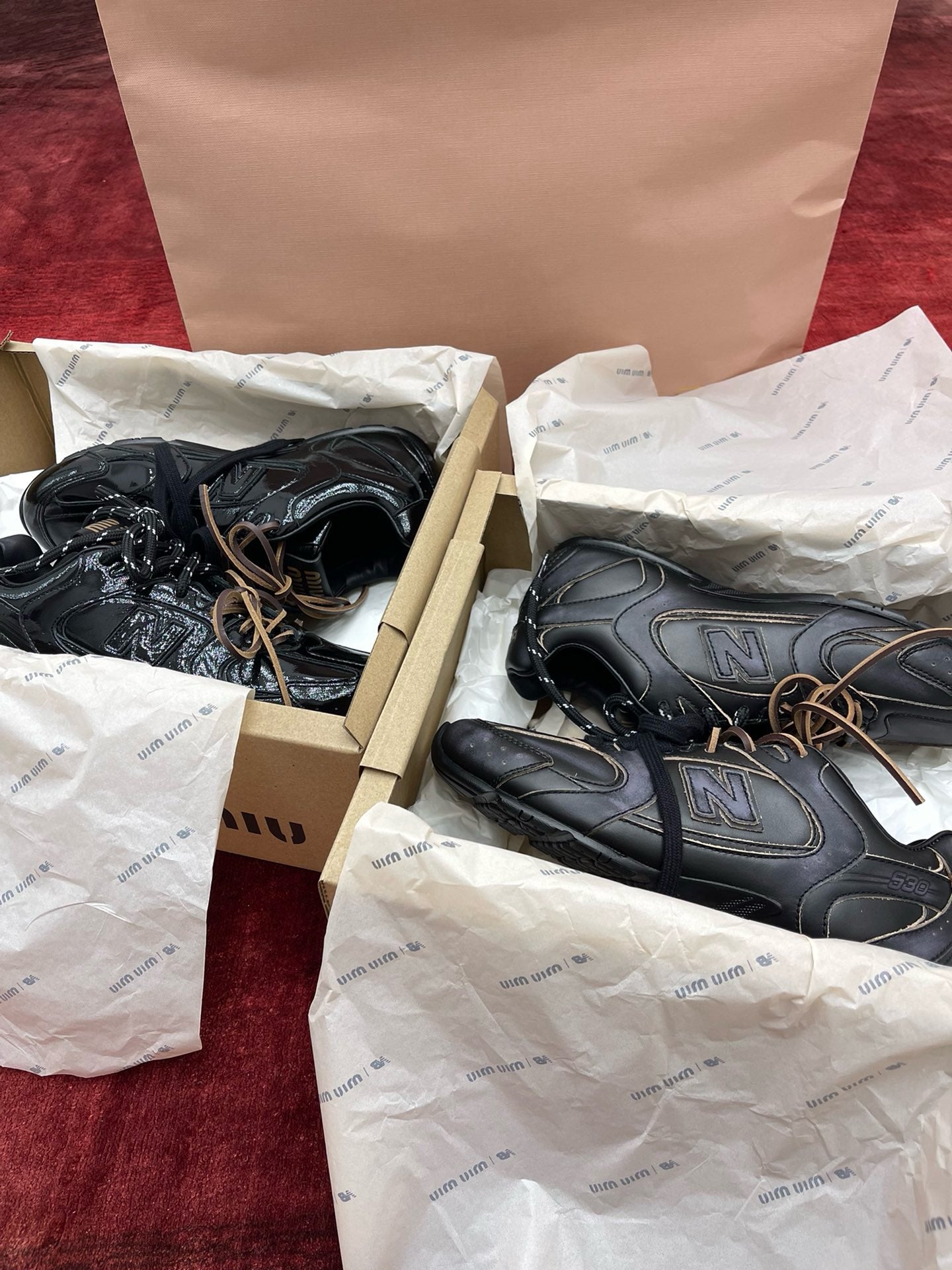 MIU M x NEW BALANCE TRAINERS