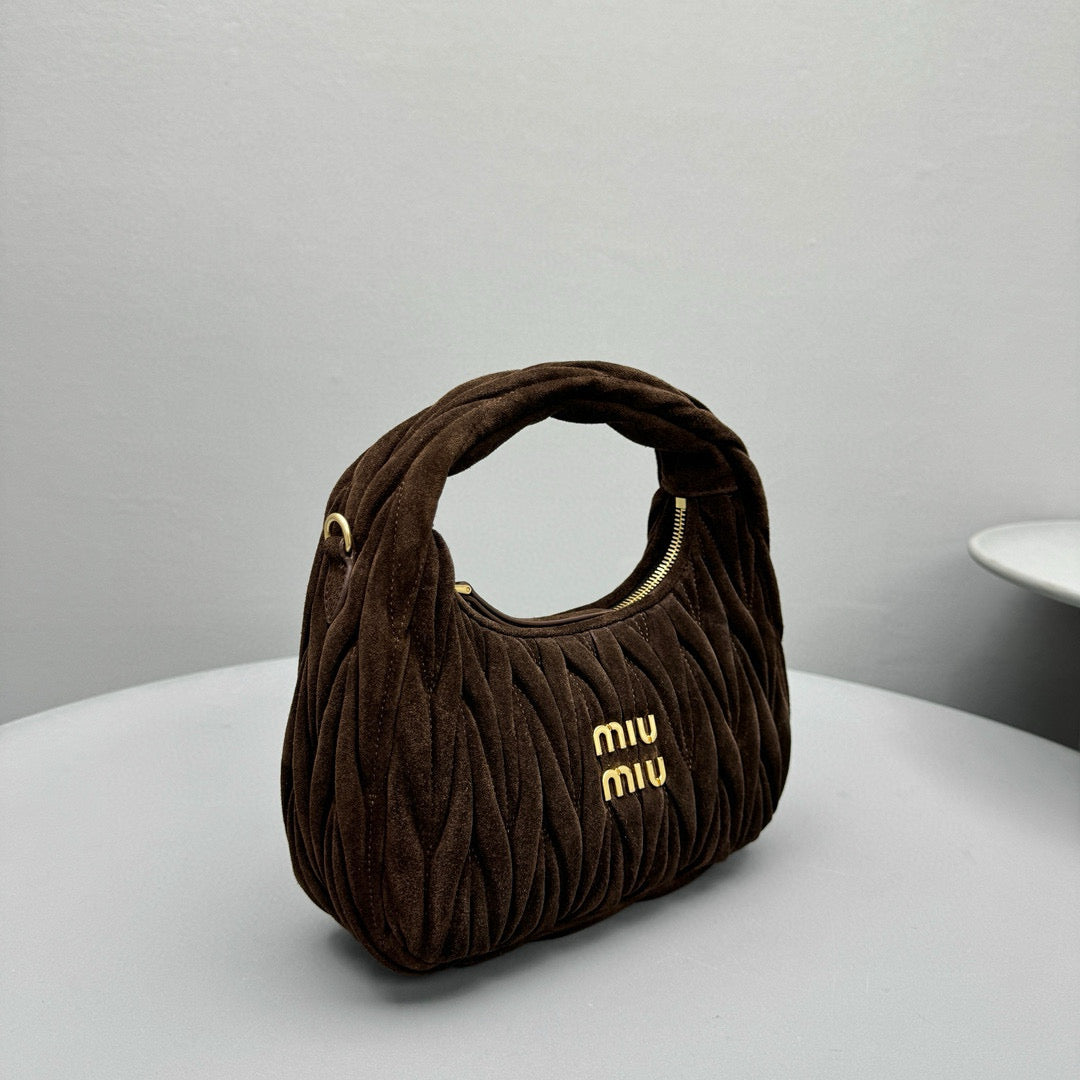 MIU M WANDER MINI HOBO BAG