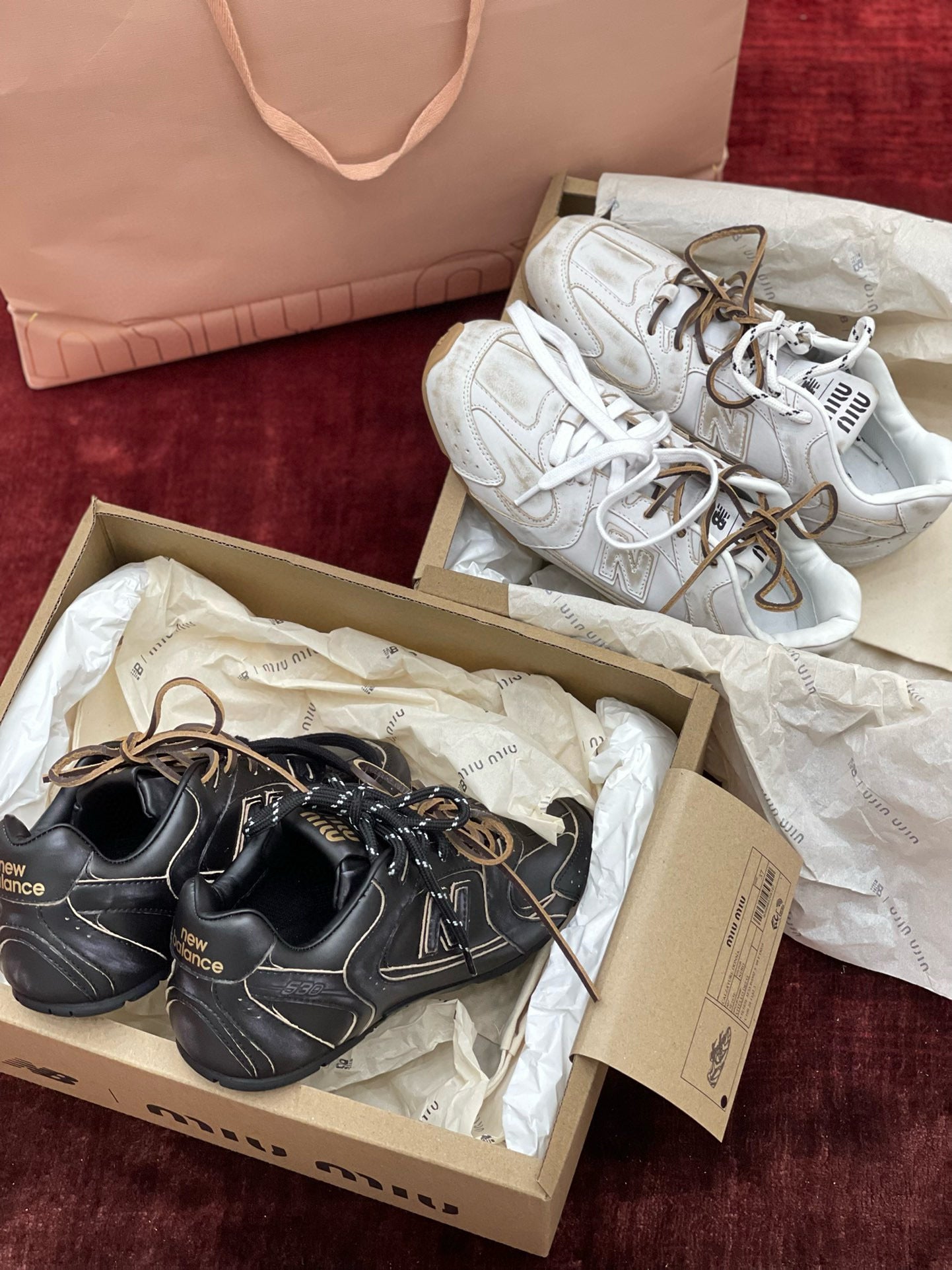MIU M x NEW BALANCE TRAINERS
