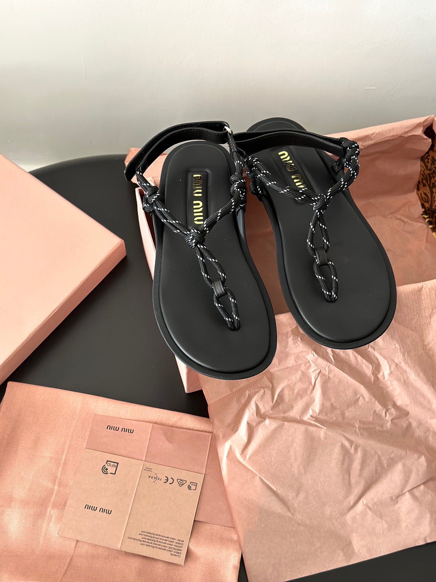 MIU M SANDALS