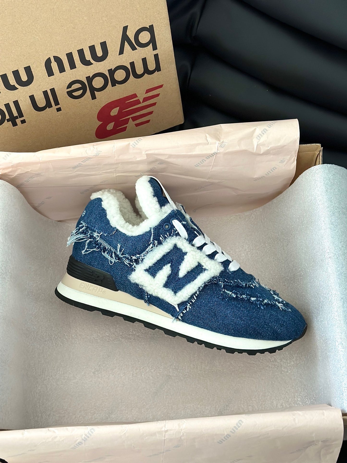 MIU M x NEW BALANCE TRAINERS