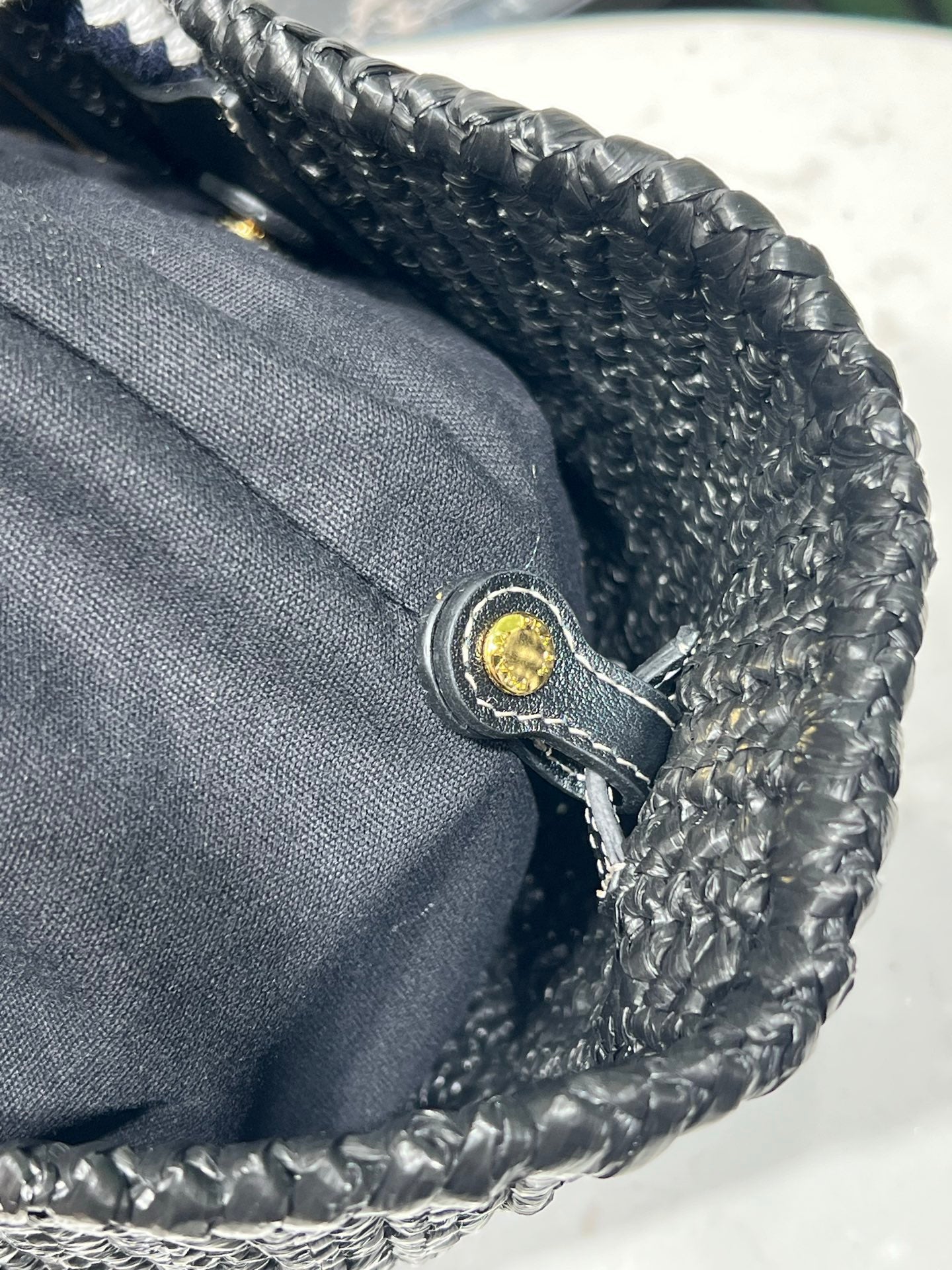 PD RAFFIA CROCHET BAG