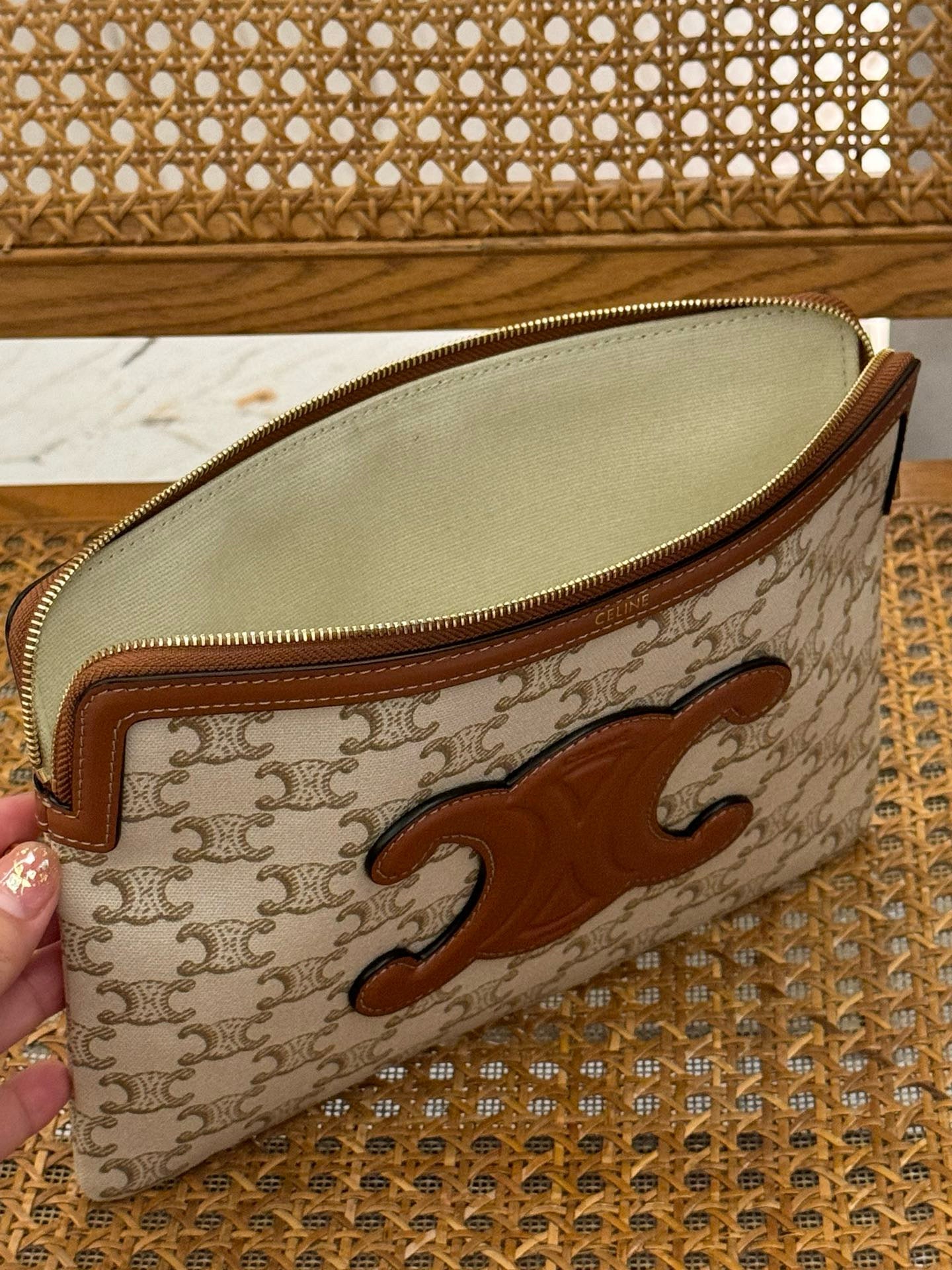 CEL SMALL POUCH WITH STRAP