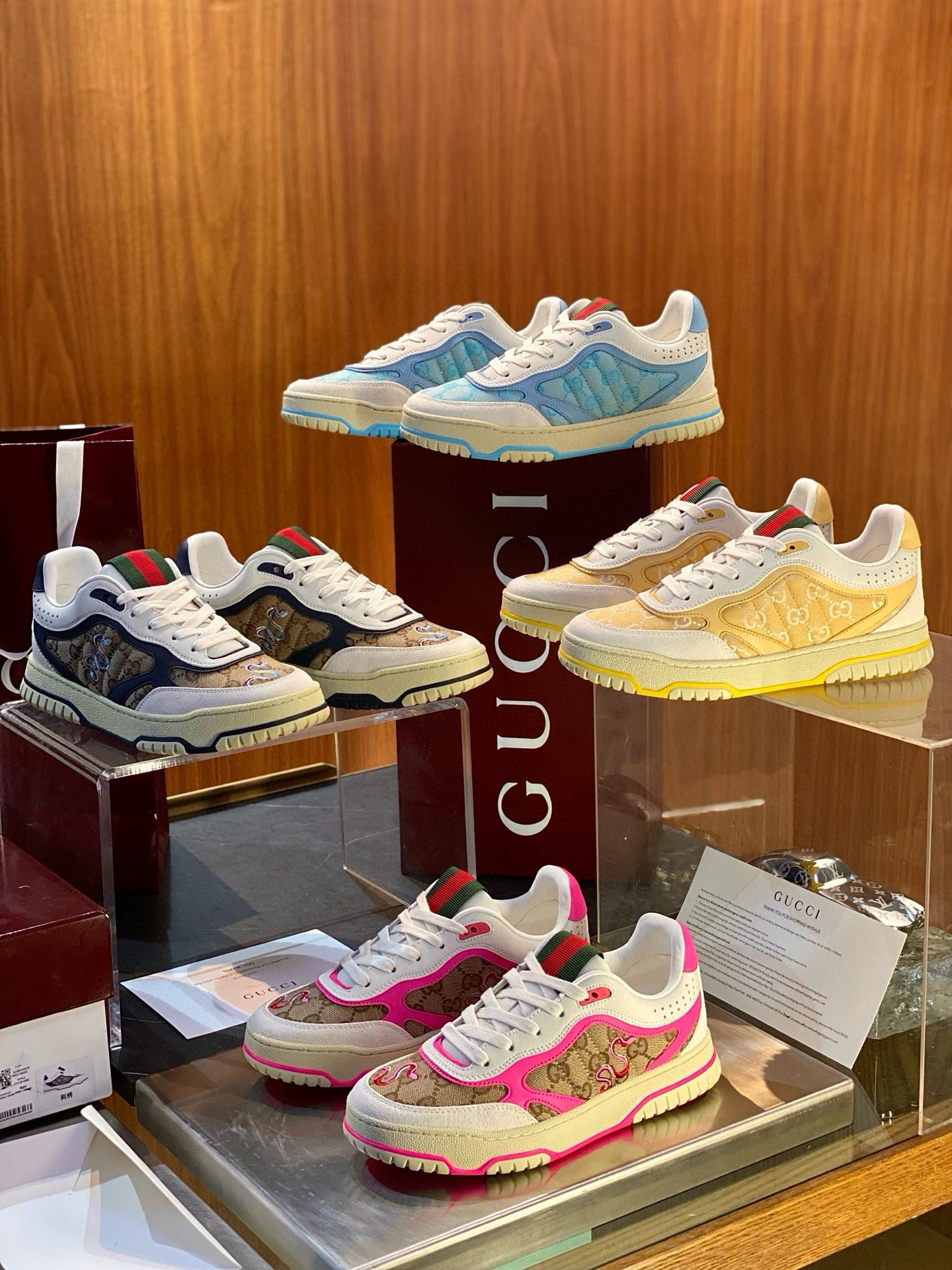 GG RE WEB SNEAKERS