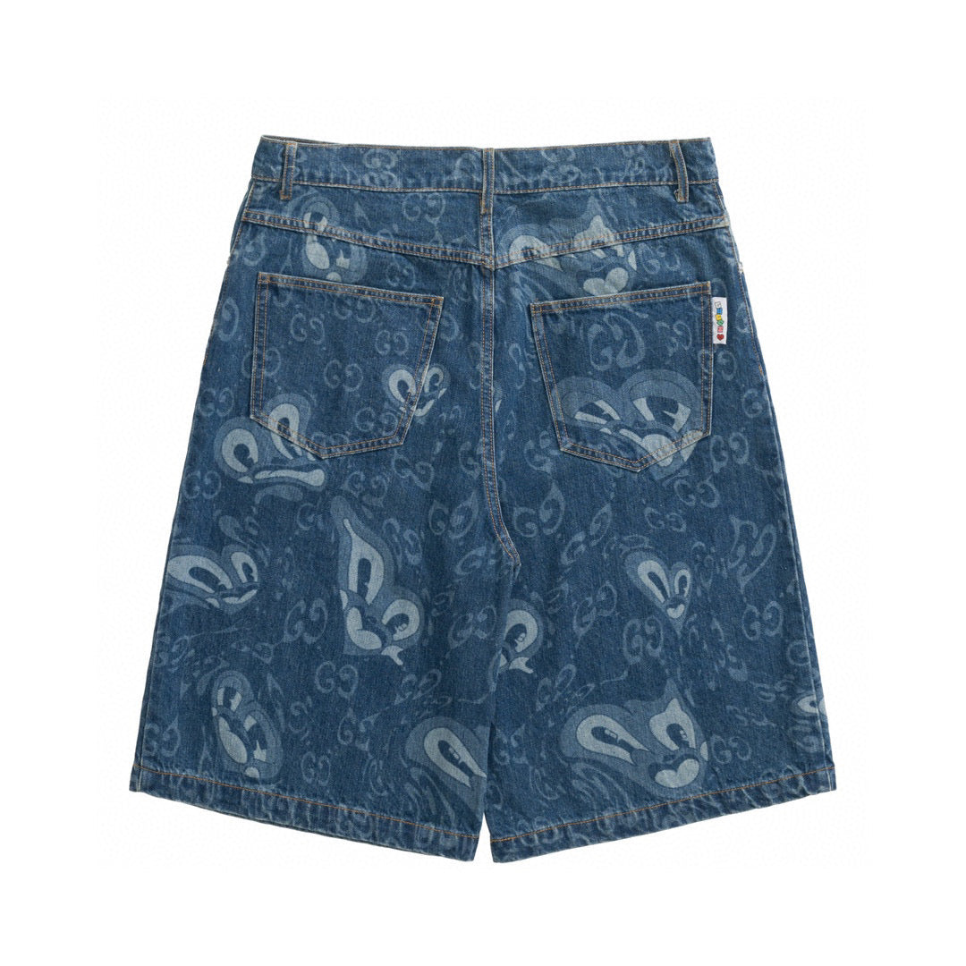 GG DENIM SHORTS