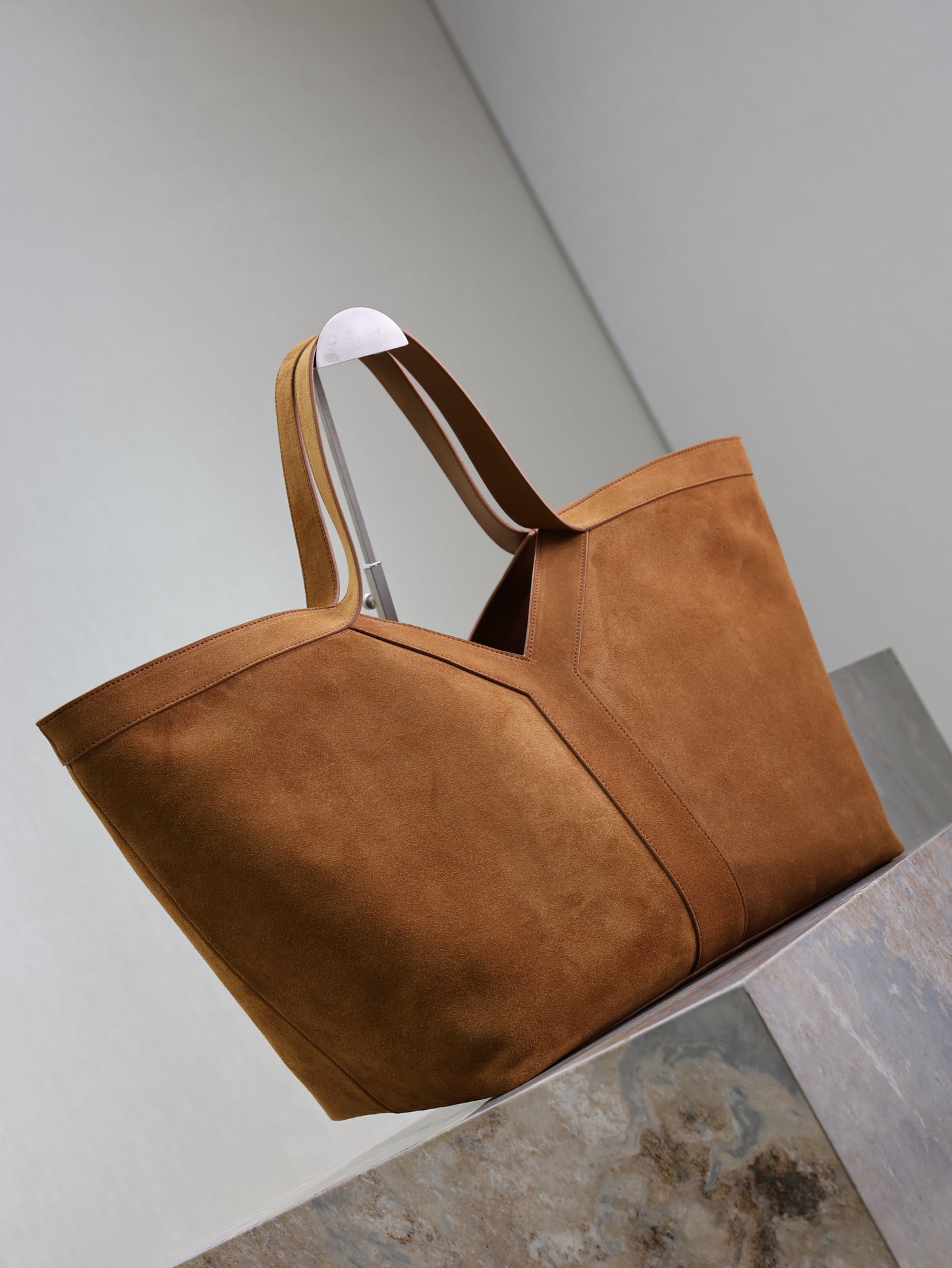 SL Y TOTE IN SUEDE BAG