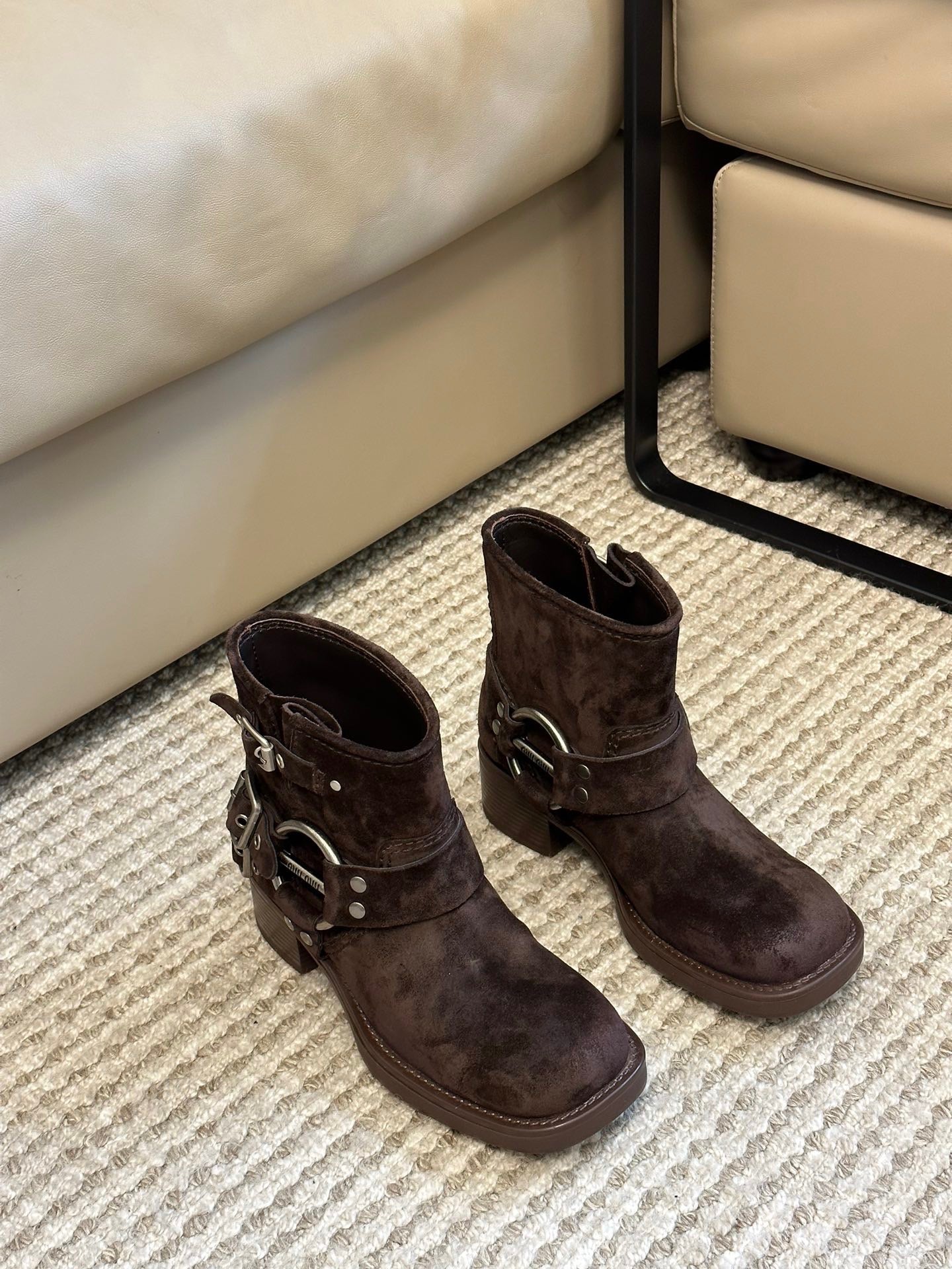 MIU M BOOTS
