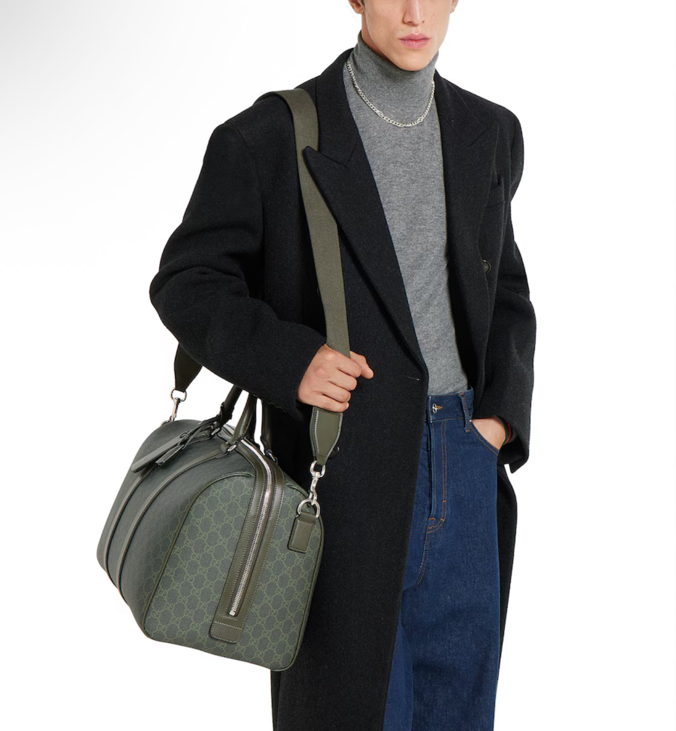 GG MONOGRAM MEDIUM DUFFLE BAG
