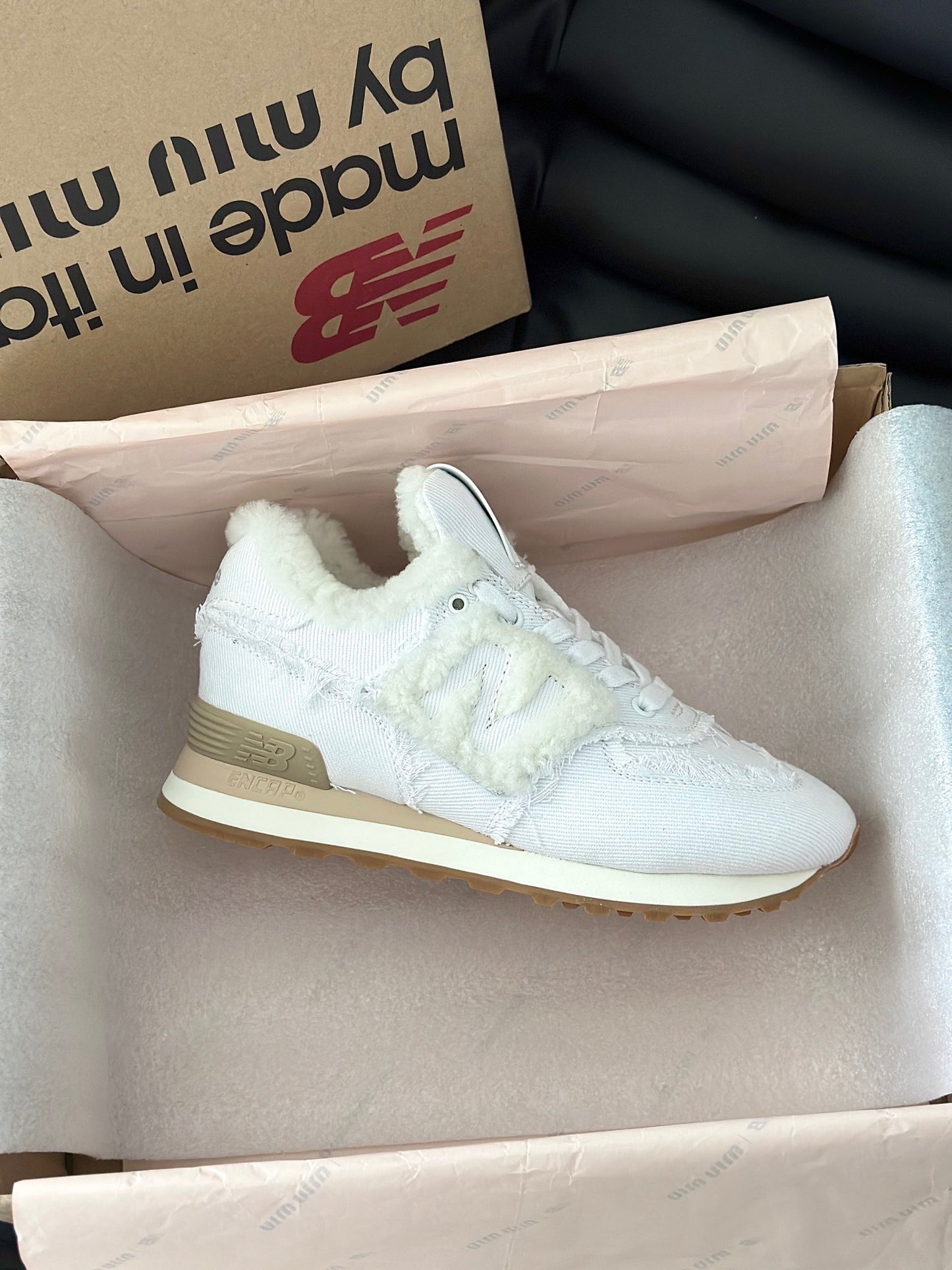 MIU M x NEW BALANCE TRAINERS
