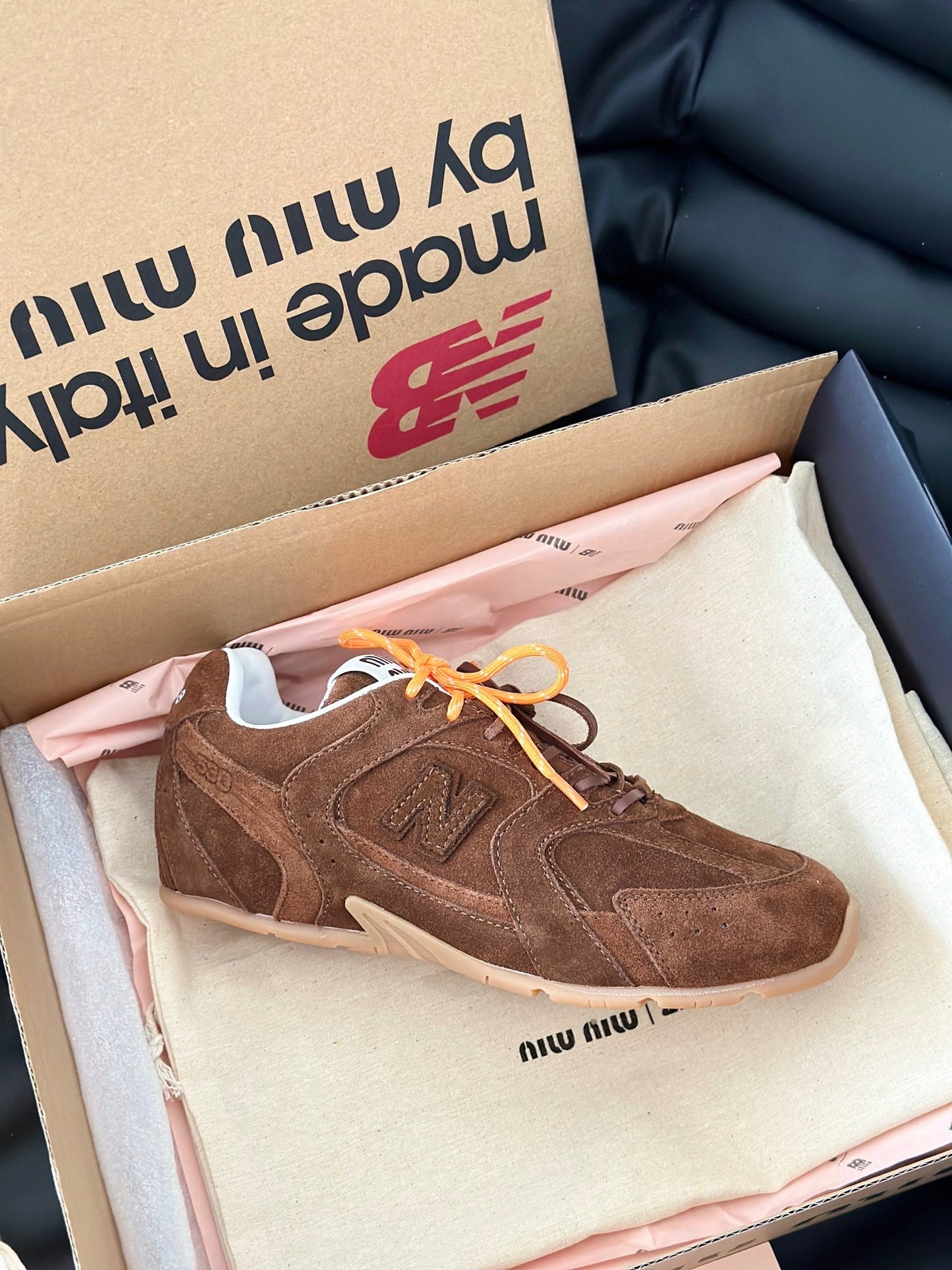 MIU M x NEW BALANCE TRAINERS
