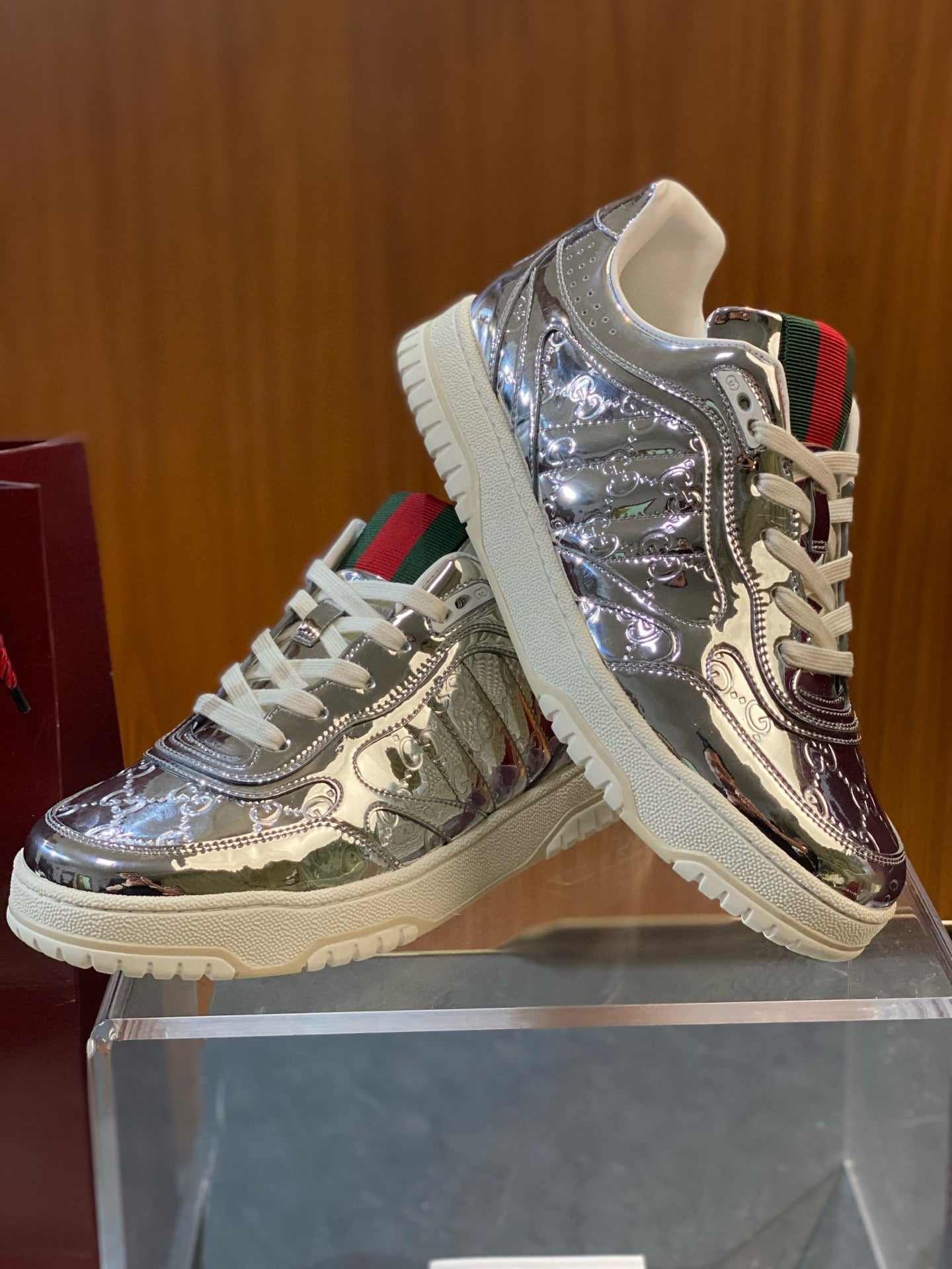 GG RE WEB SNEAKERS