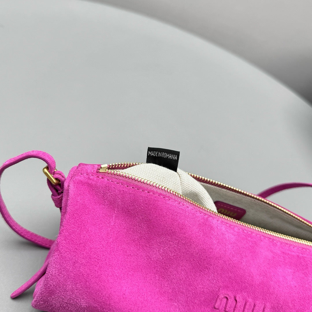 MIU M SUEDE POUCH