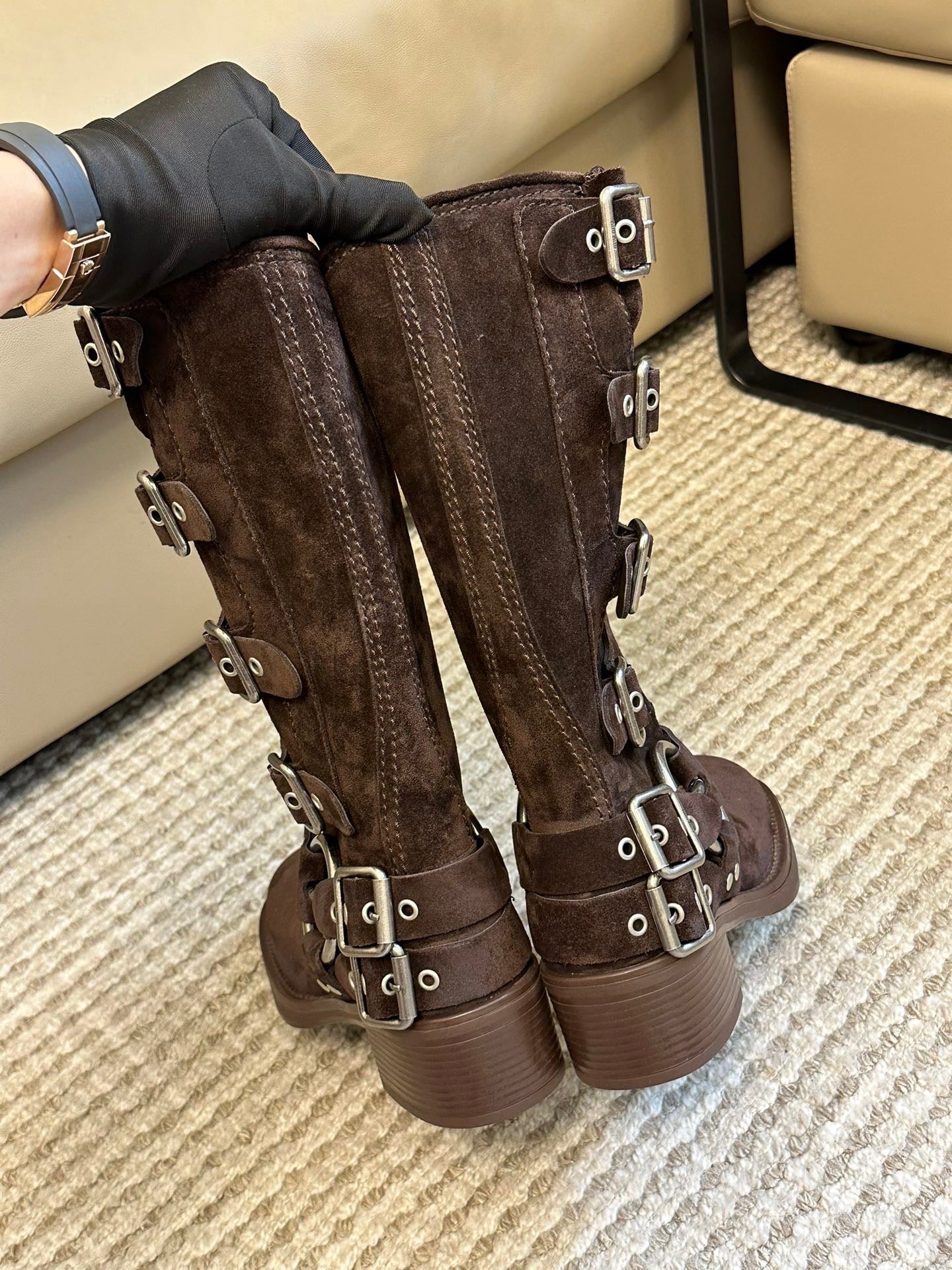 MIU M BOOTS