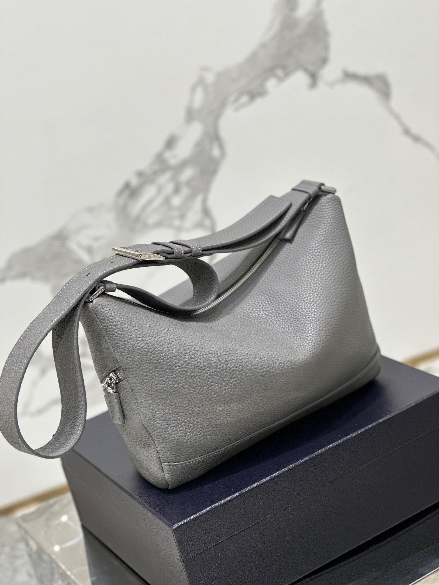 PD LEATHER BAG WITH SHOULDER STRAP
