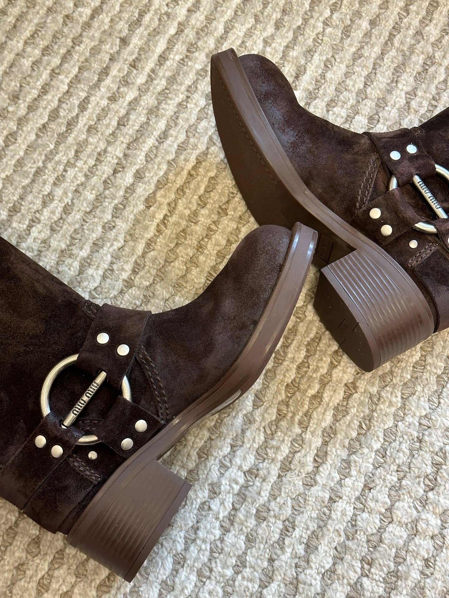 MIU M BOOTS