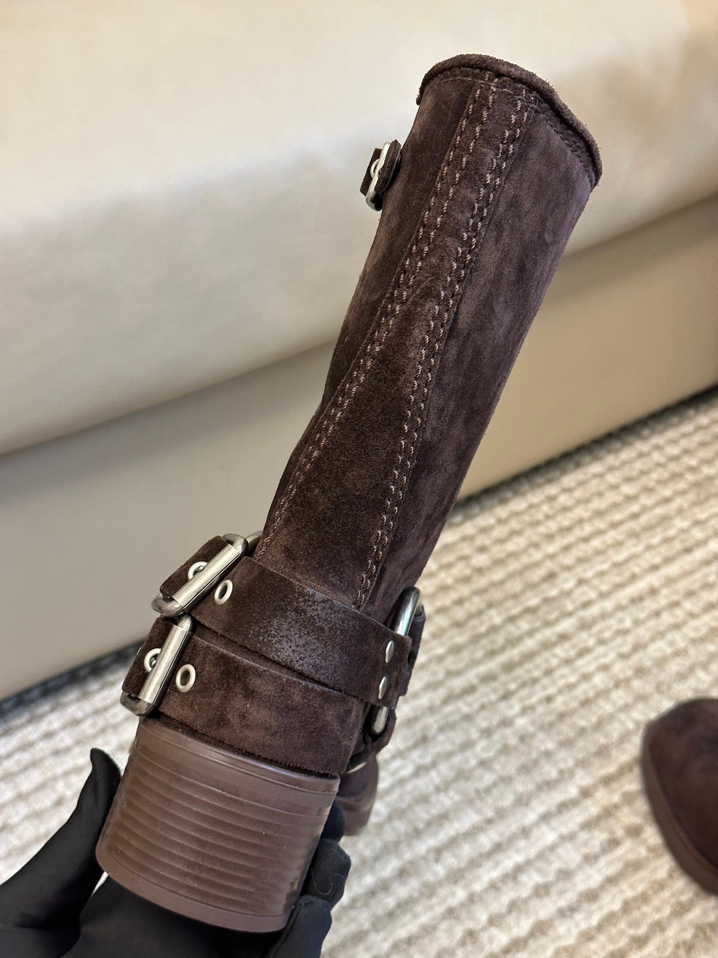 MIU M BOOTS