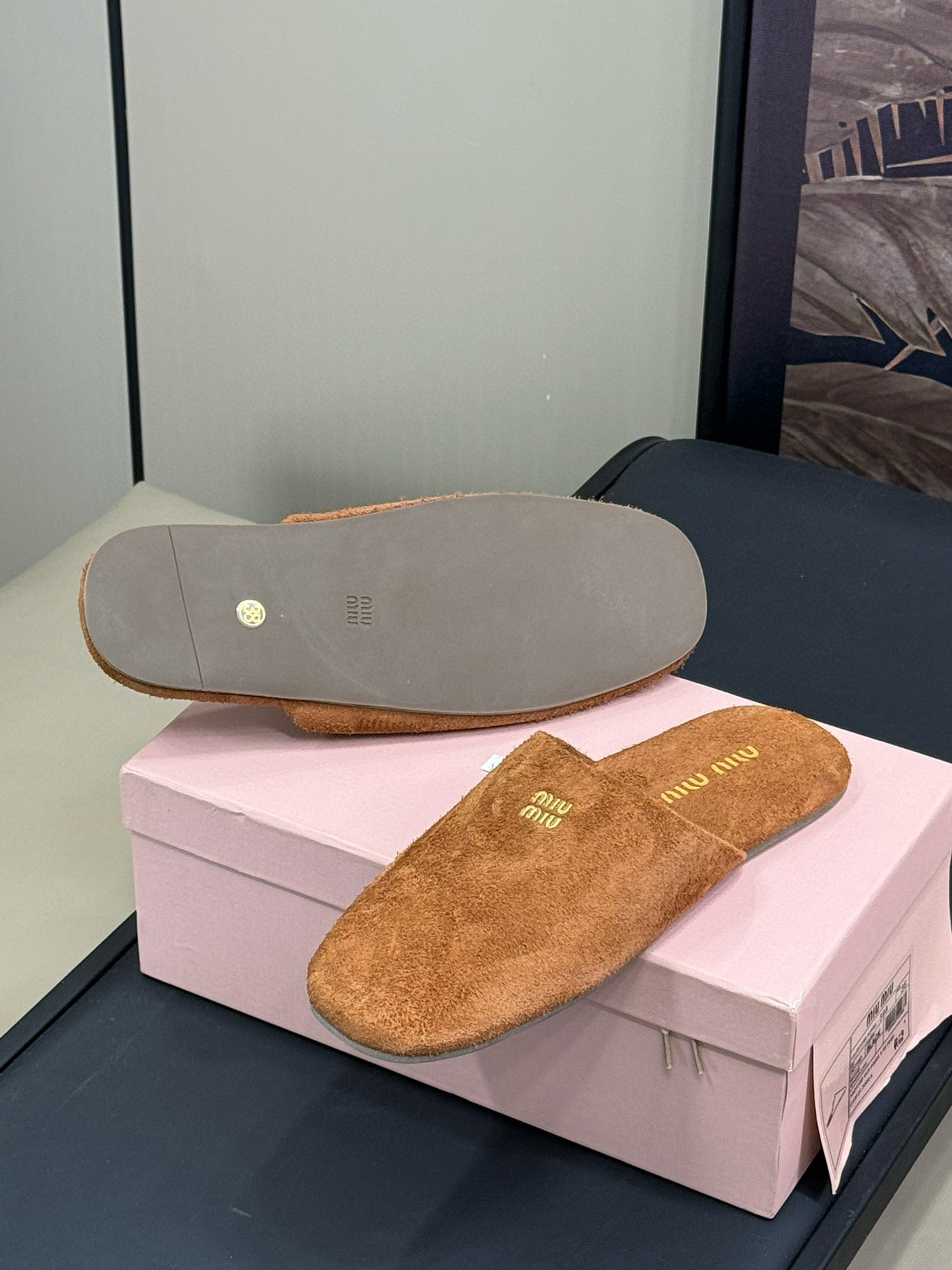 MIU M SLIPPERS