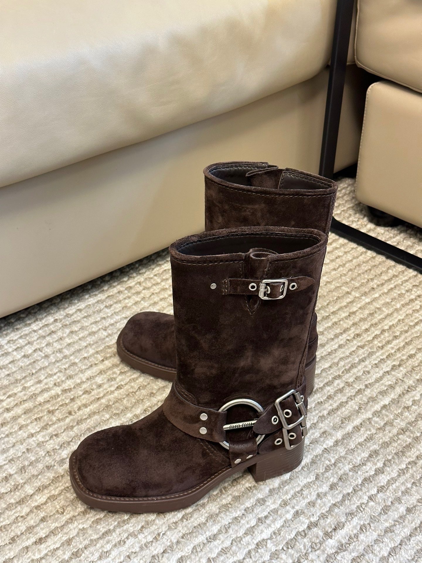 MIU M BOOTS