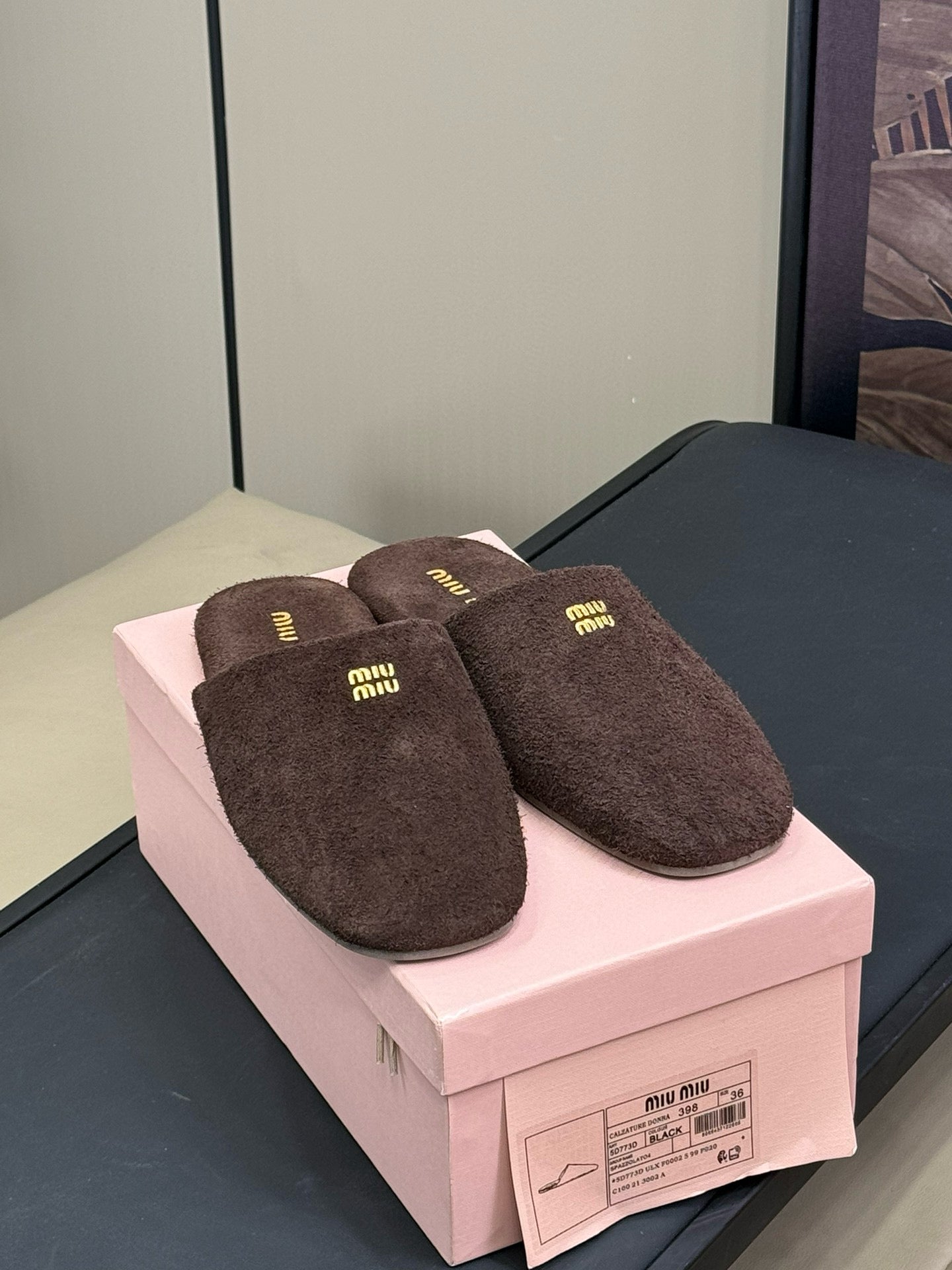 MIU M SLIPPERS