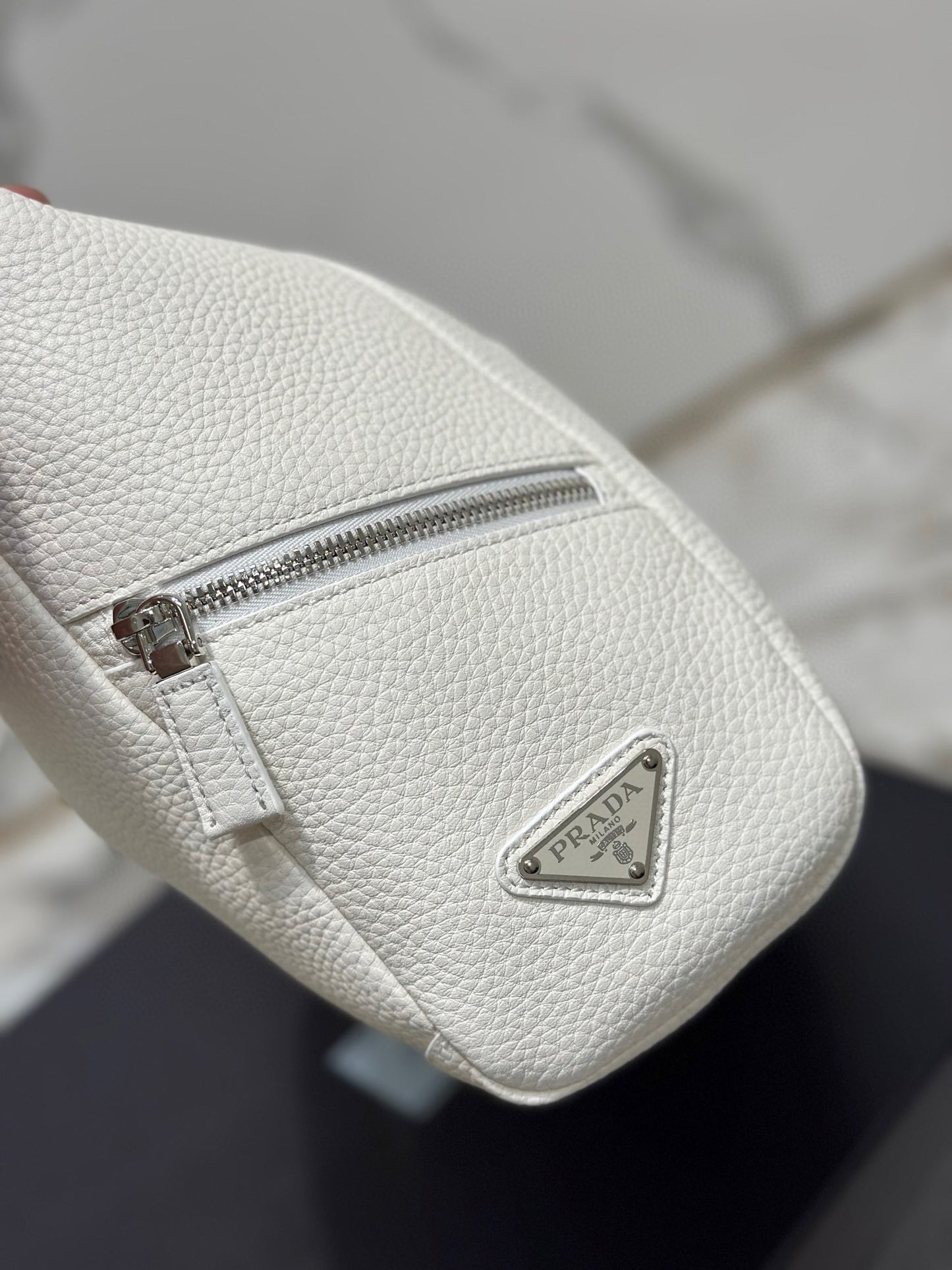 PD LEATHER BAG WITH SHOULDER STRAP